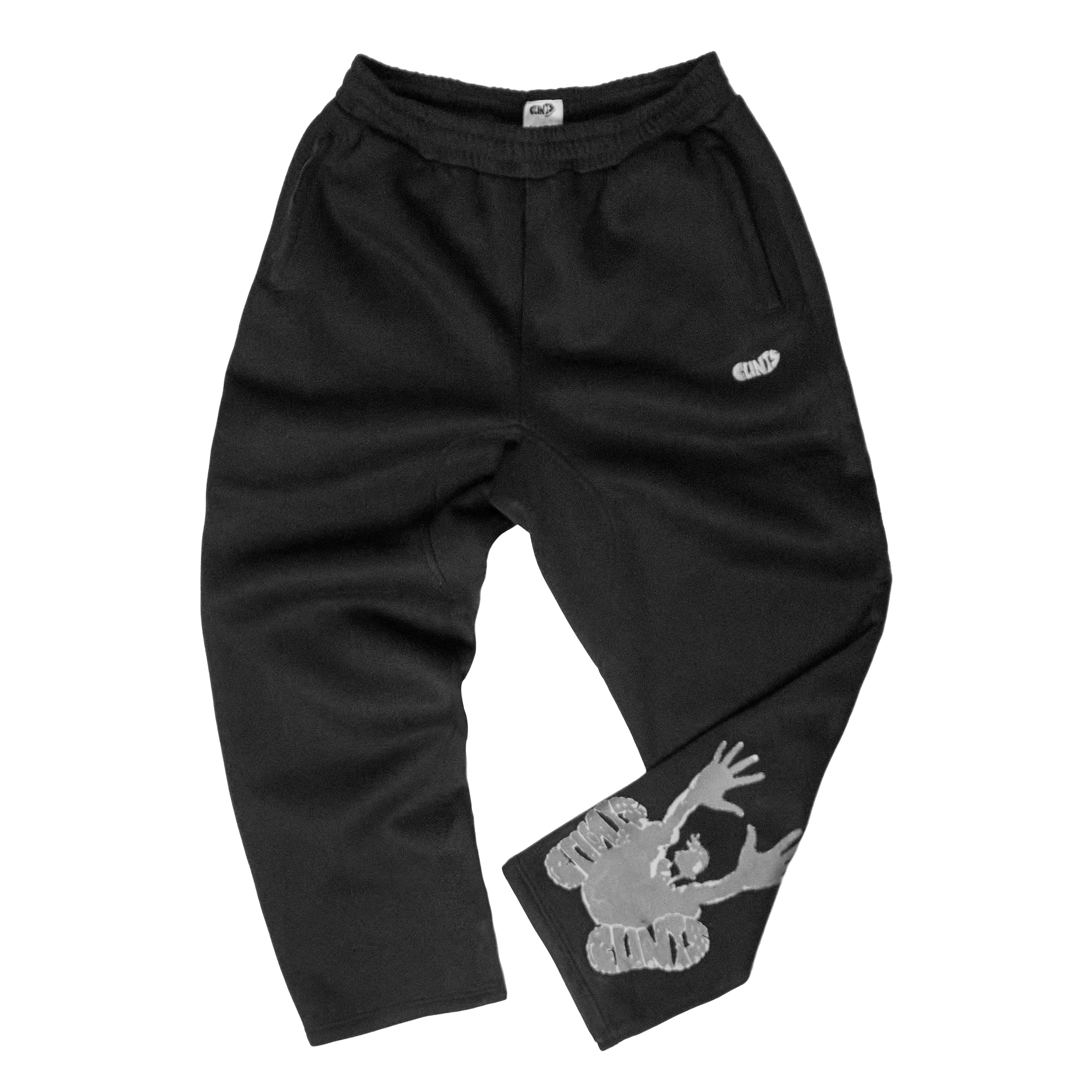 Stencil Sweatpants - Black/Grey