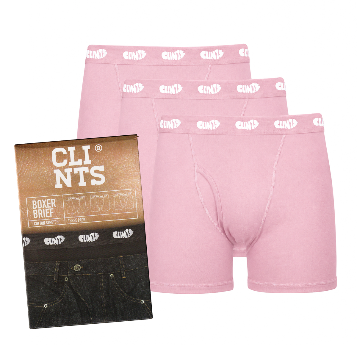 Pink Boxers (3 Pack)