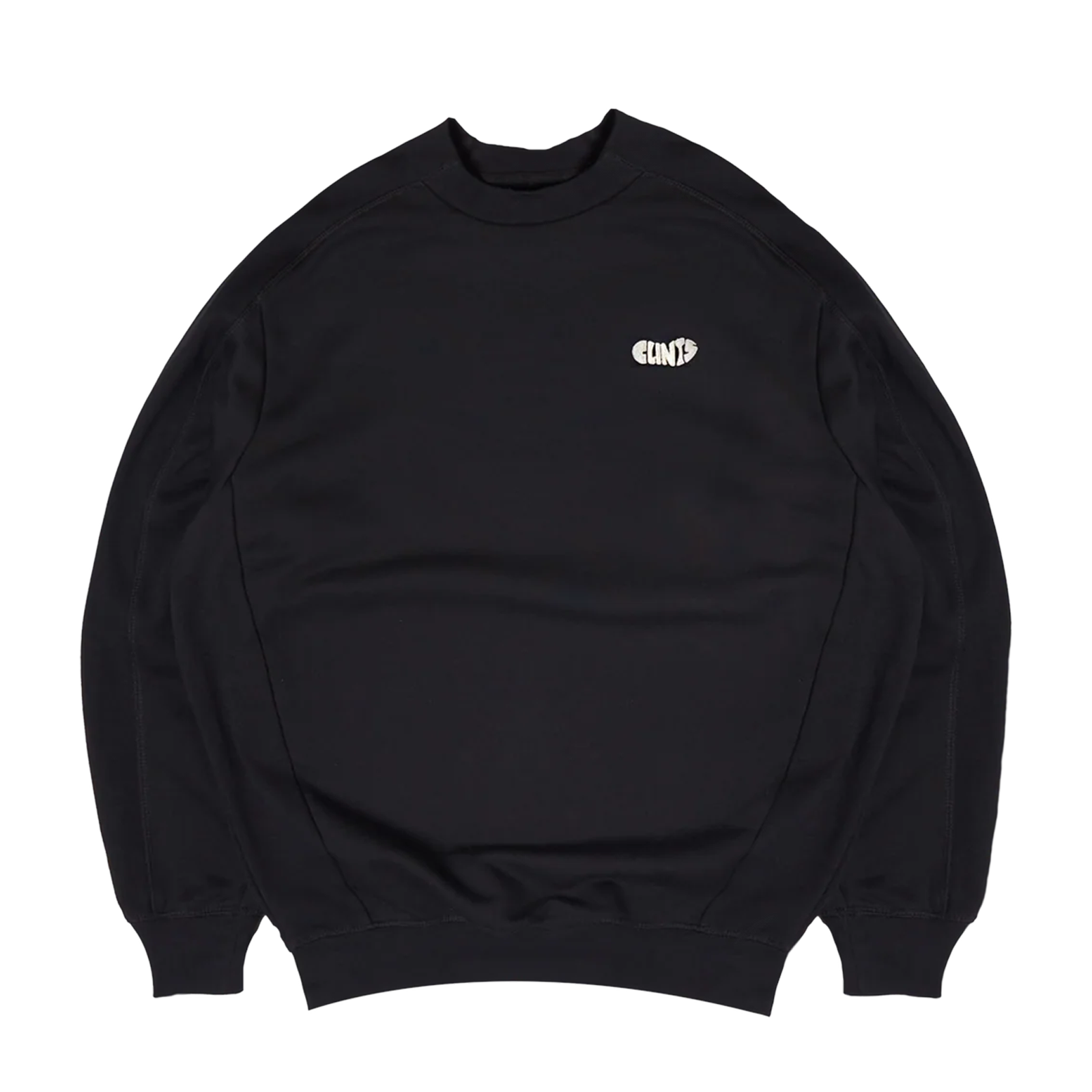 Ribbed Sweatshirt - Black