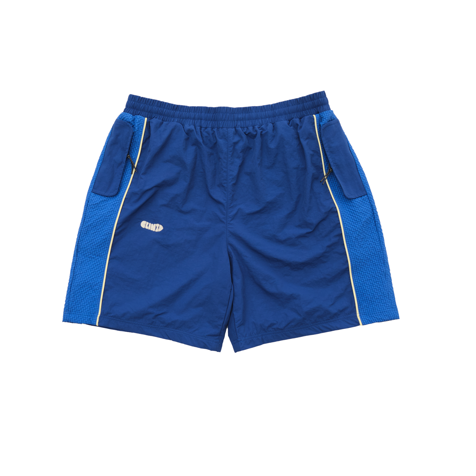 Rippled Nylon Shorts - Blue
