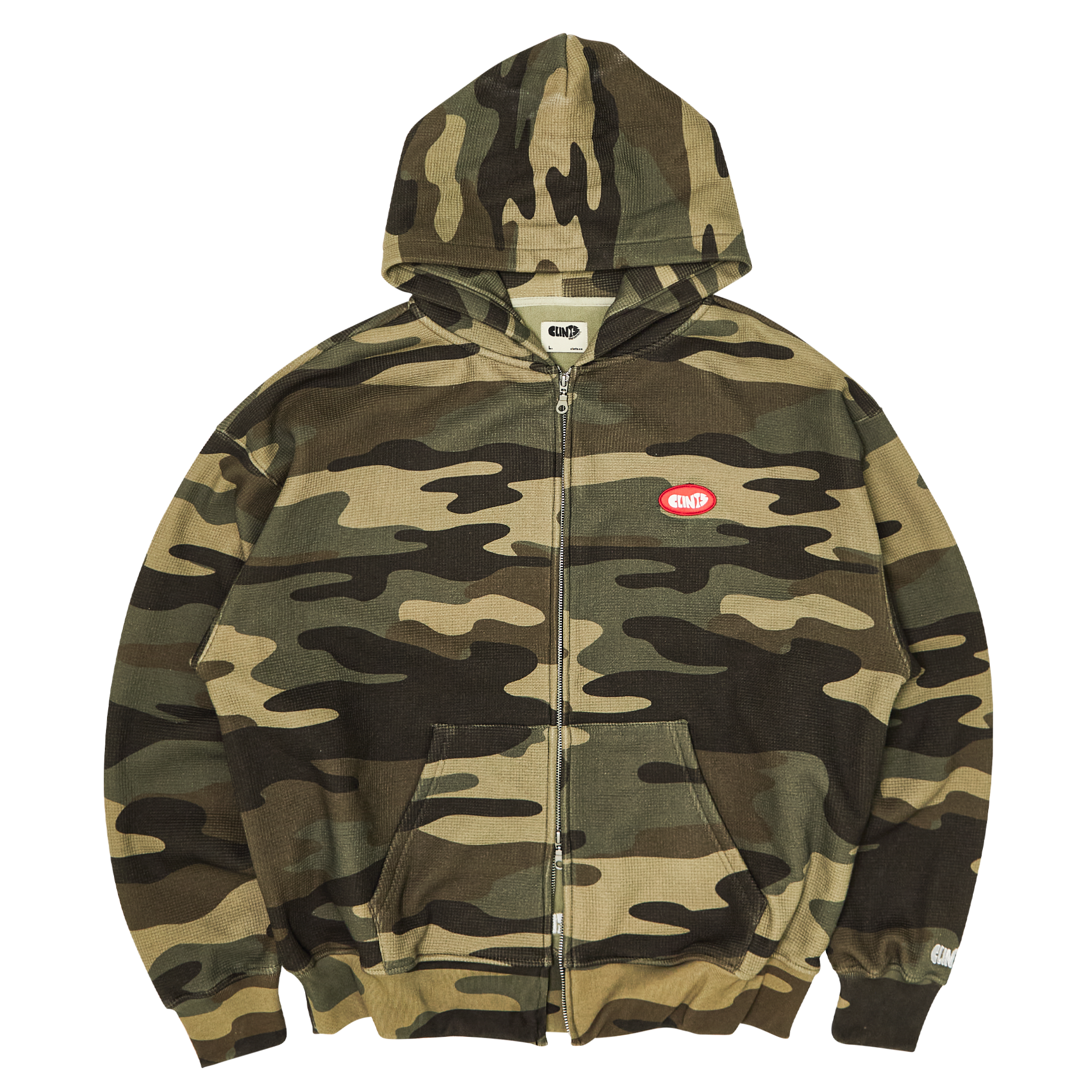 Waffle Hoodie - Camo