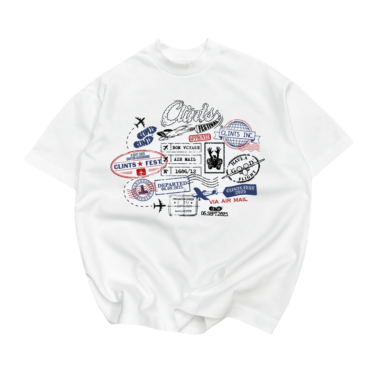 "Clints Fest Stamp" - Heavyweight Tee