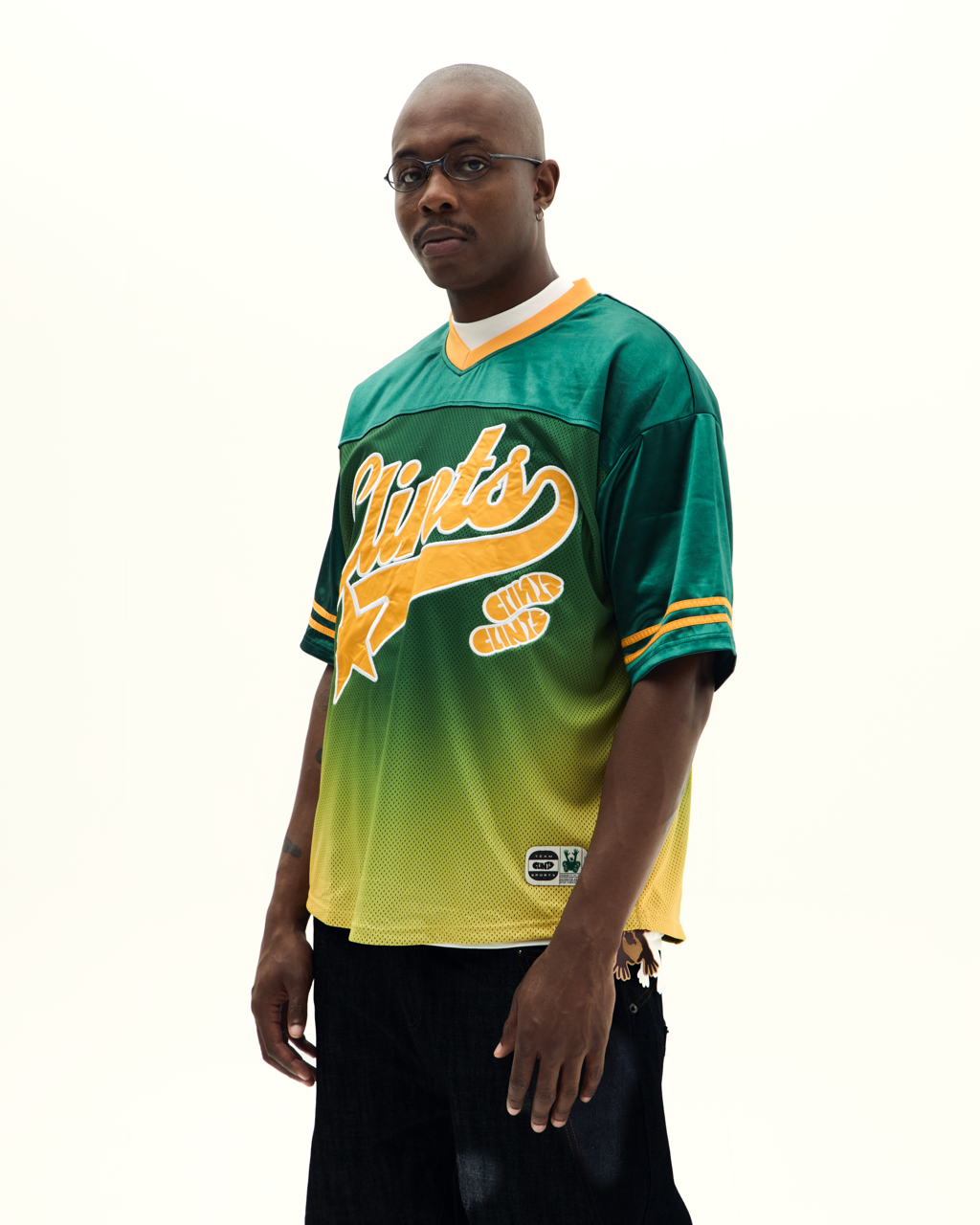 Gradient Jersey - Green/Yellow