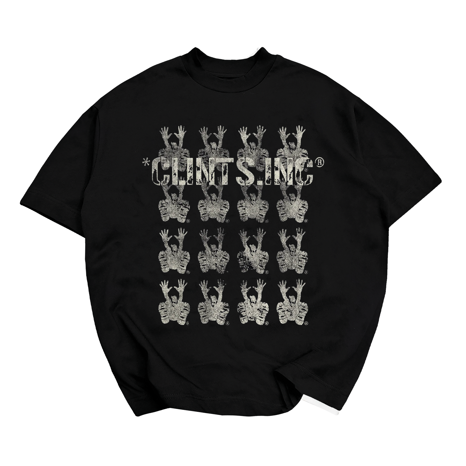'Distressed Stencil' Tee