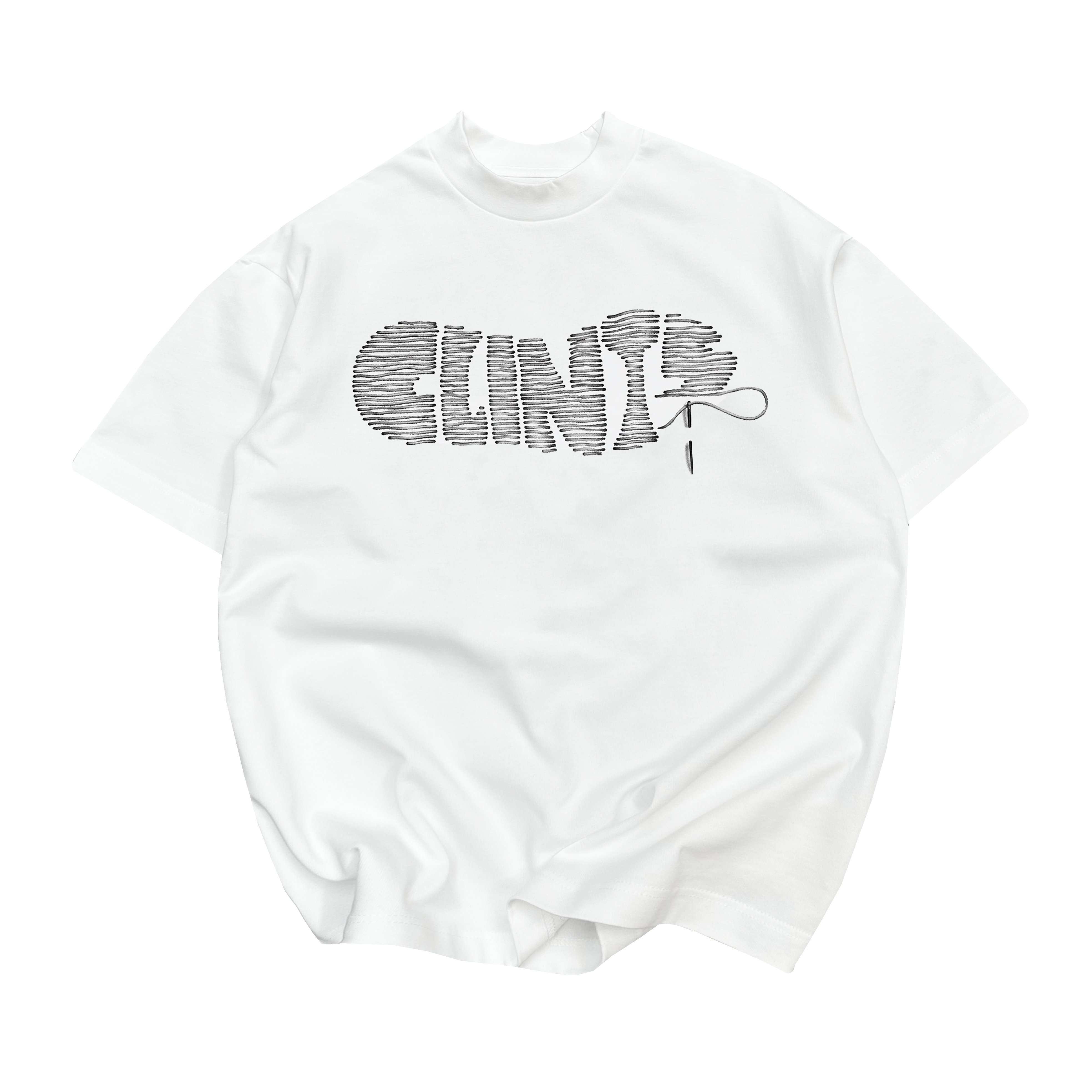 'Embroidery' - Heavyweight Tee