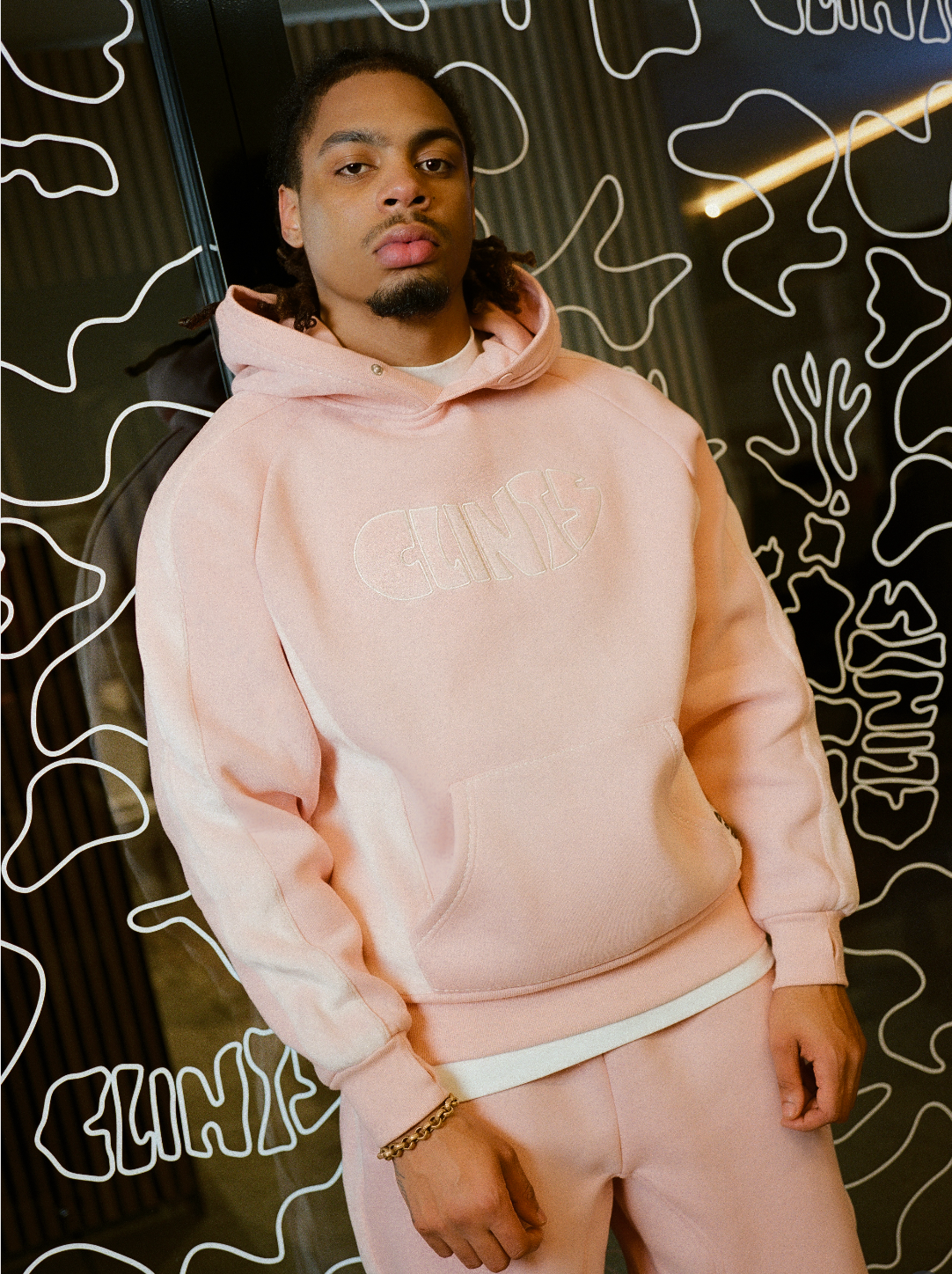 Fleece Pink Hoodie