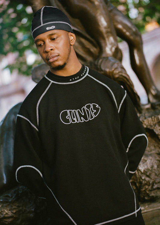 Classic Waffle Tee - Black