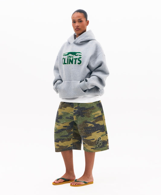 Needle Punch Camo Shorts