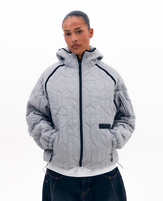 Quilted Puffer - Grey