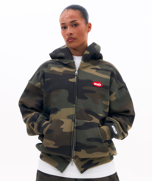 Waffle Hoodie - Camo