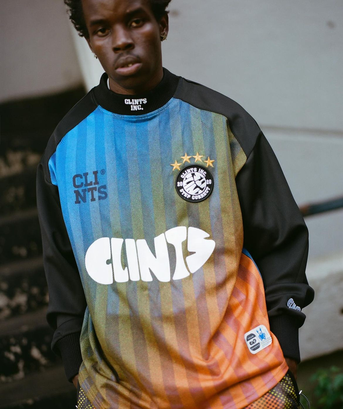 Footprint Keepers Jersey LS - Blue/Orange