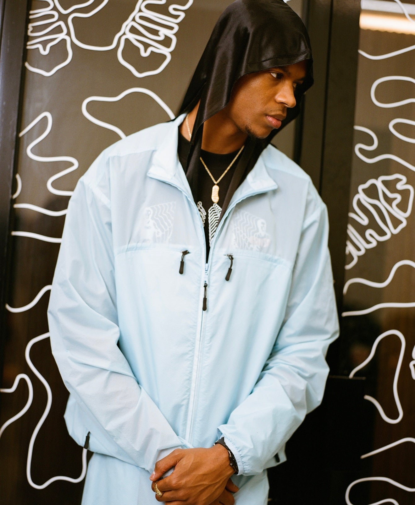 Translucent Tech Jacket - Blue