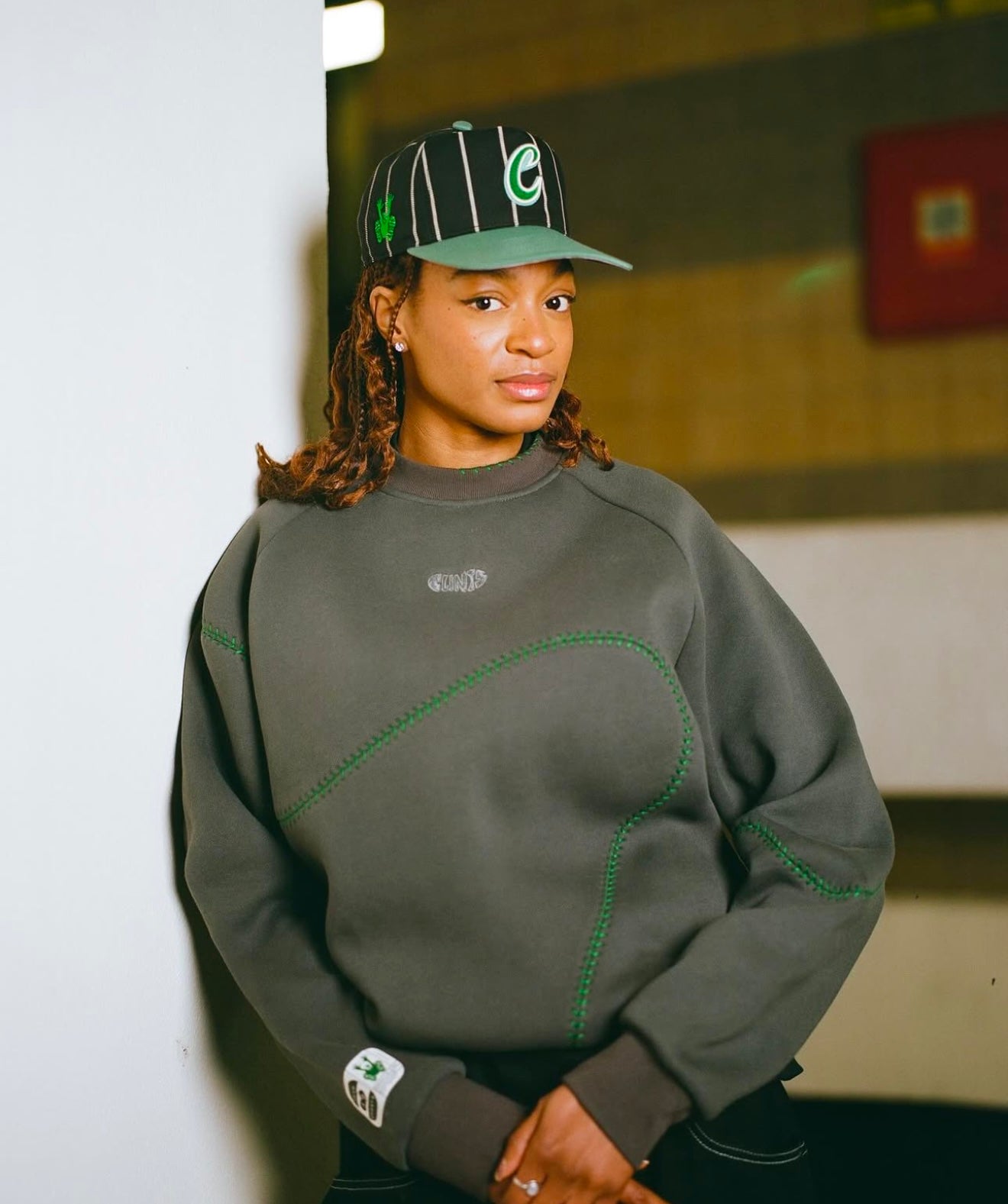 Baseball Sweatshirt - Grey