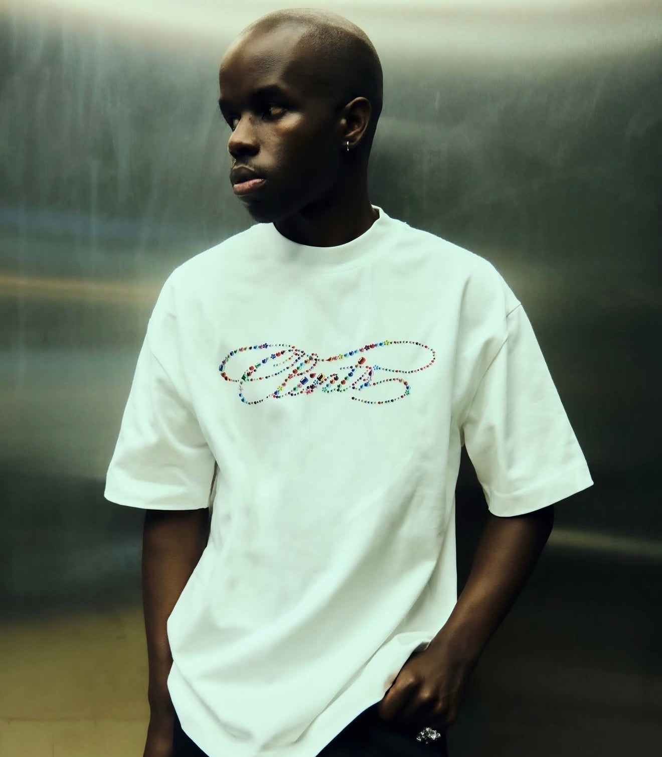 'Gem Script' - Heavyweight Tee