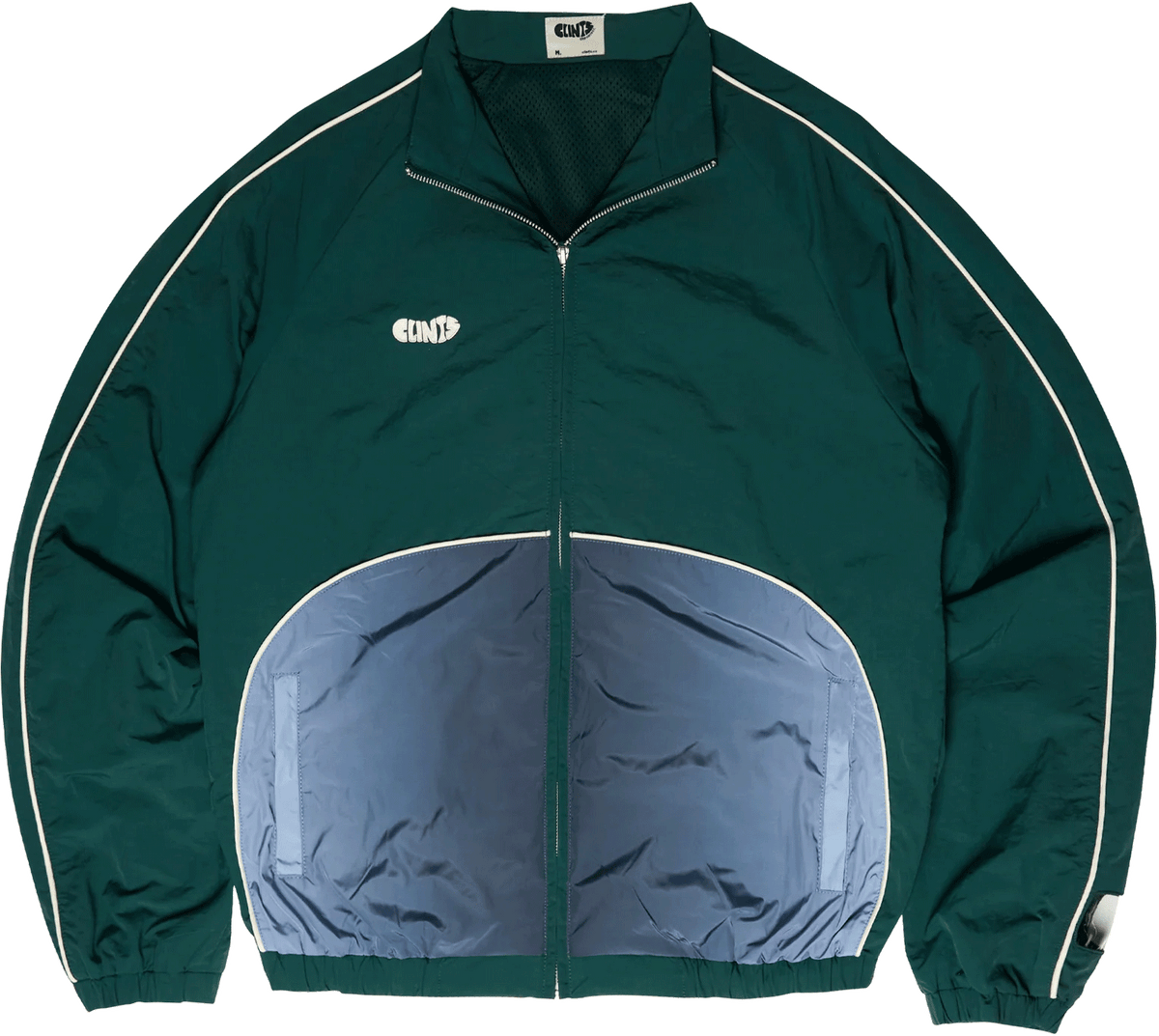 Gradient Mesh Shell Jacket - Green/Blue