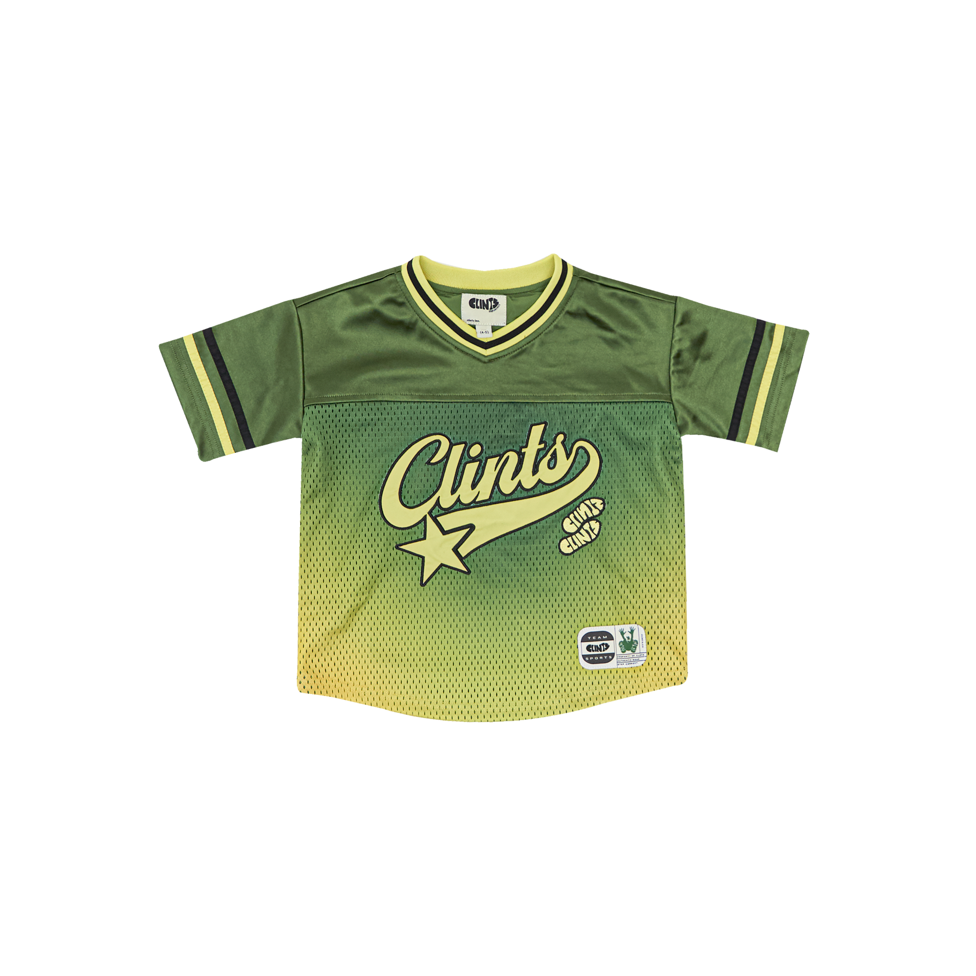 Kids Gradient Jersey - Green/Yellow
