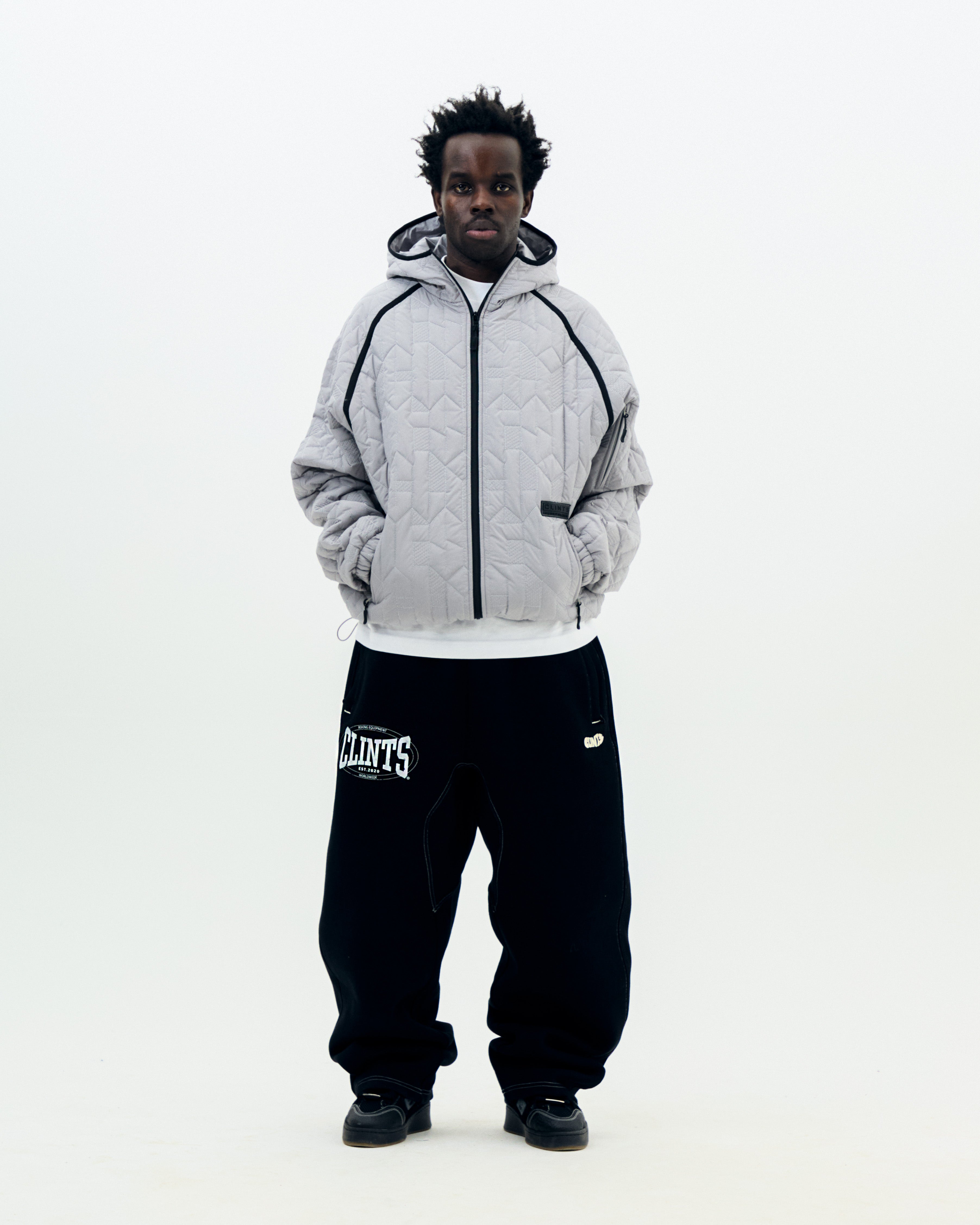 Quilted Puffer - Grey