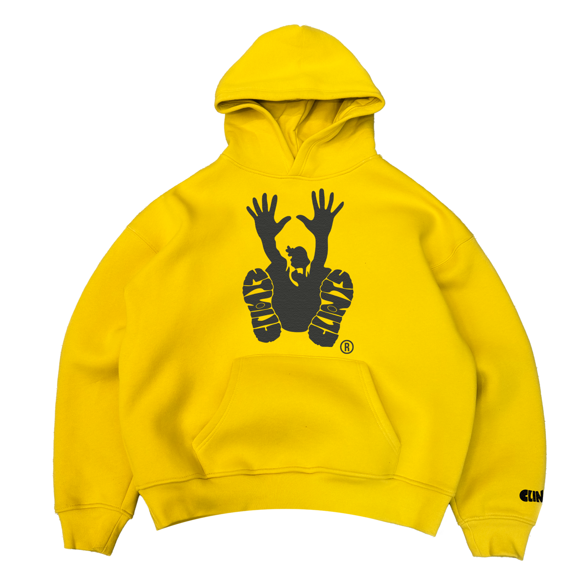 Stencil Hoodie - Mustard