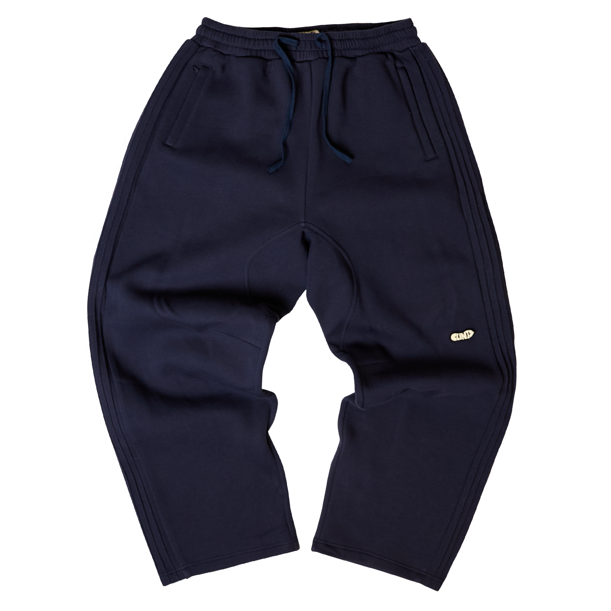Pintuck Essential Sweatpants - Navy Blue