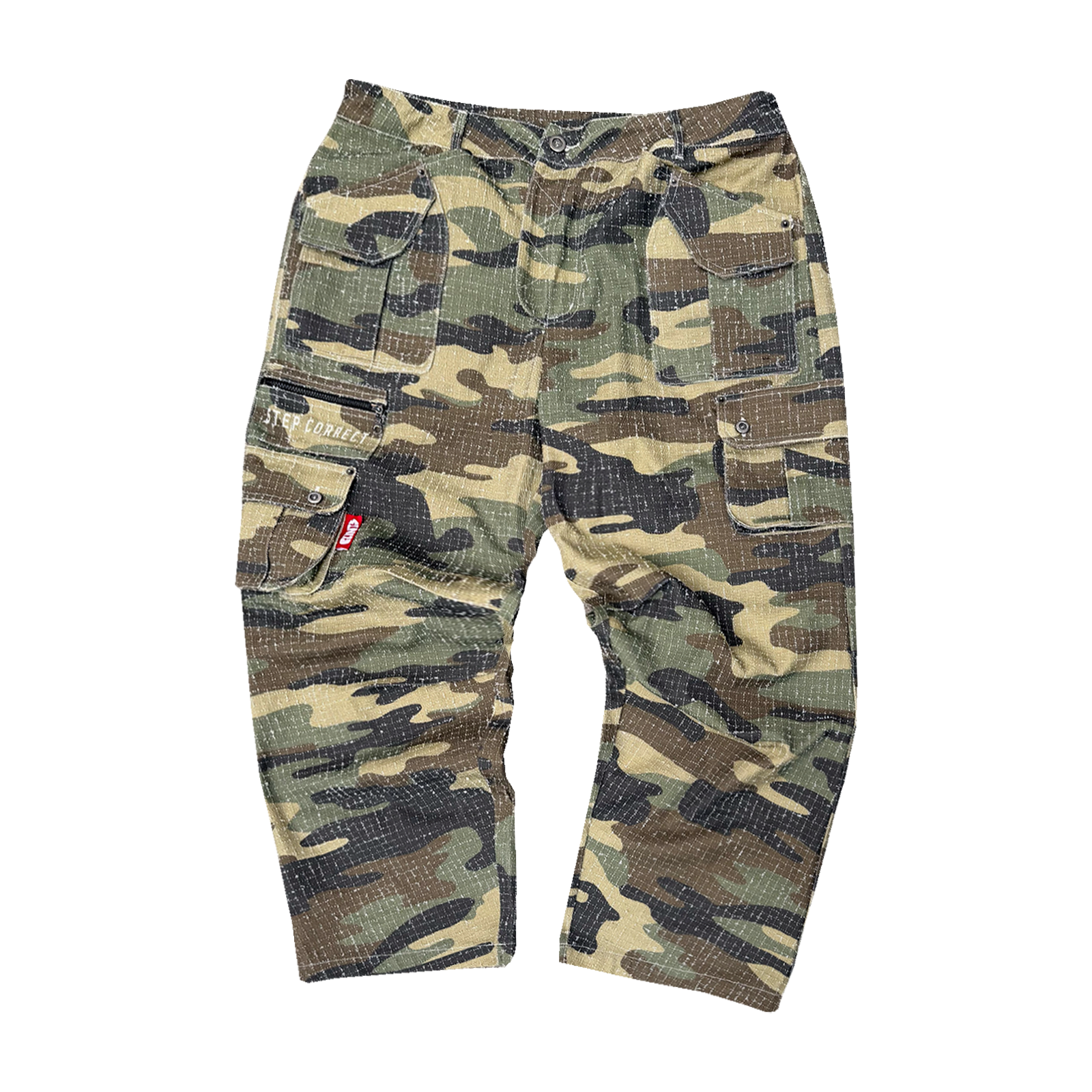 Militant Pant - Camo Needle Punch