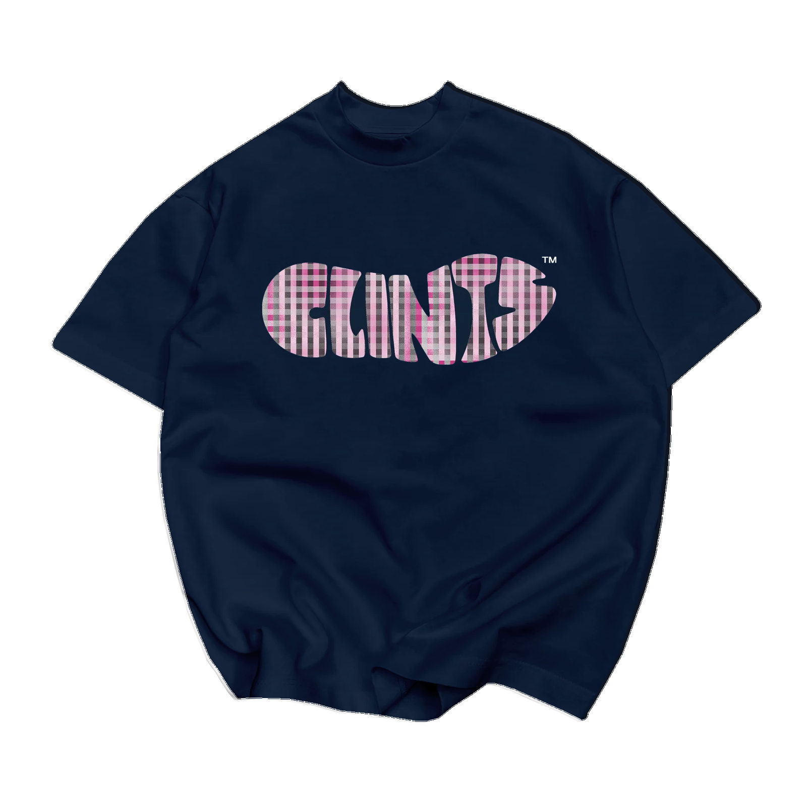 Pink Plaid - Heavyweight Tee