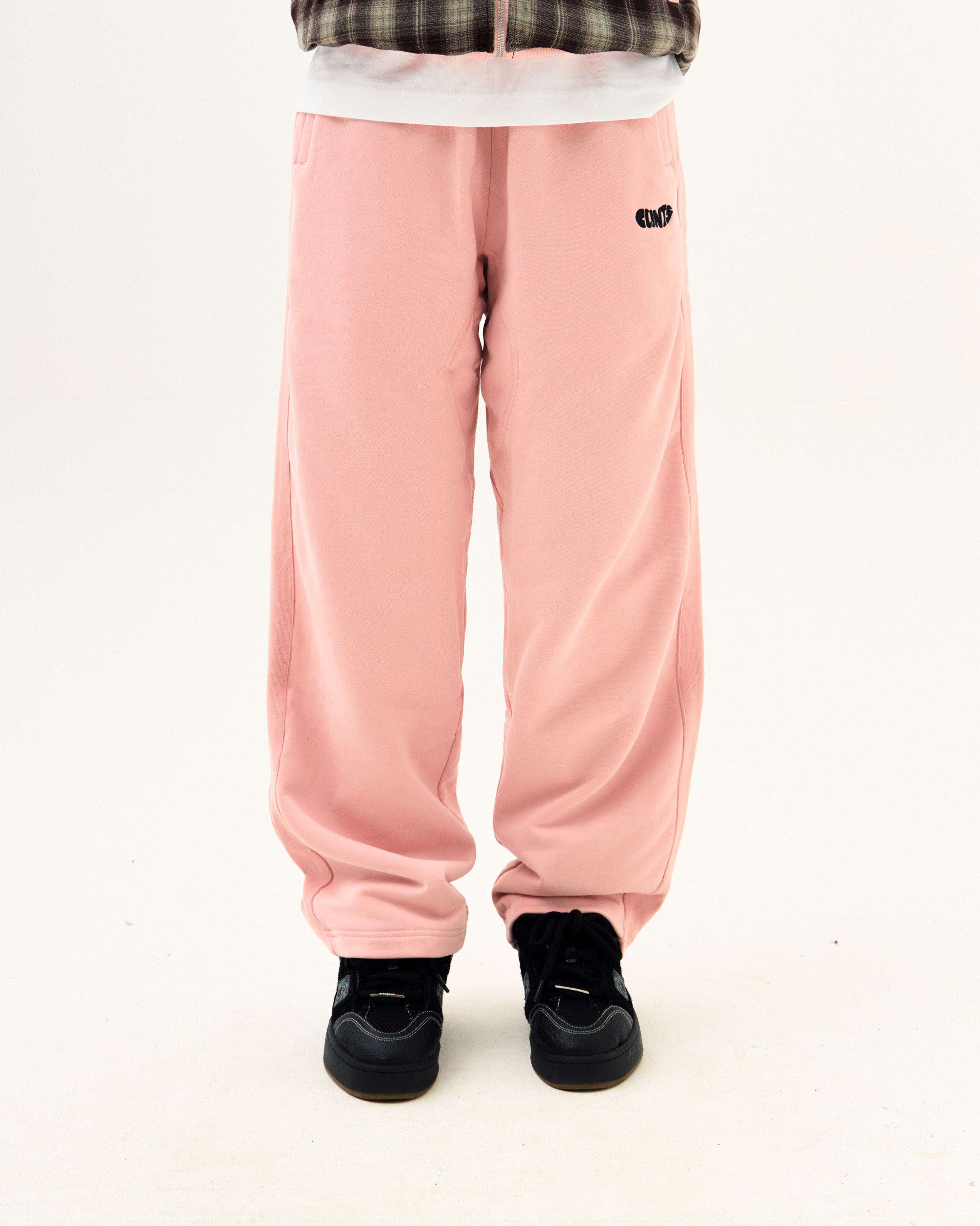 Reversible Plaid Pants - Pink