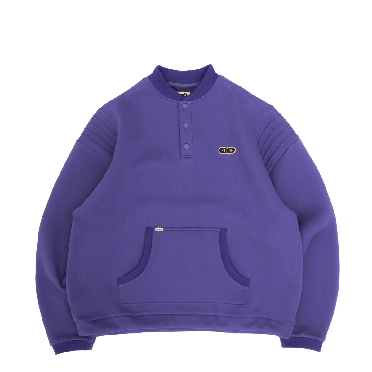 Pintuck Crewneck - Purple