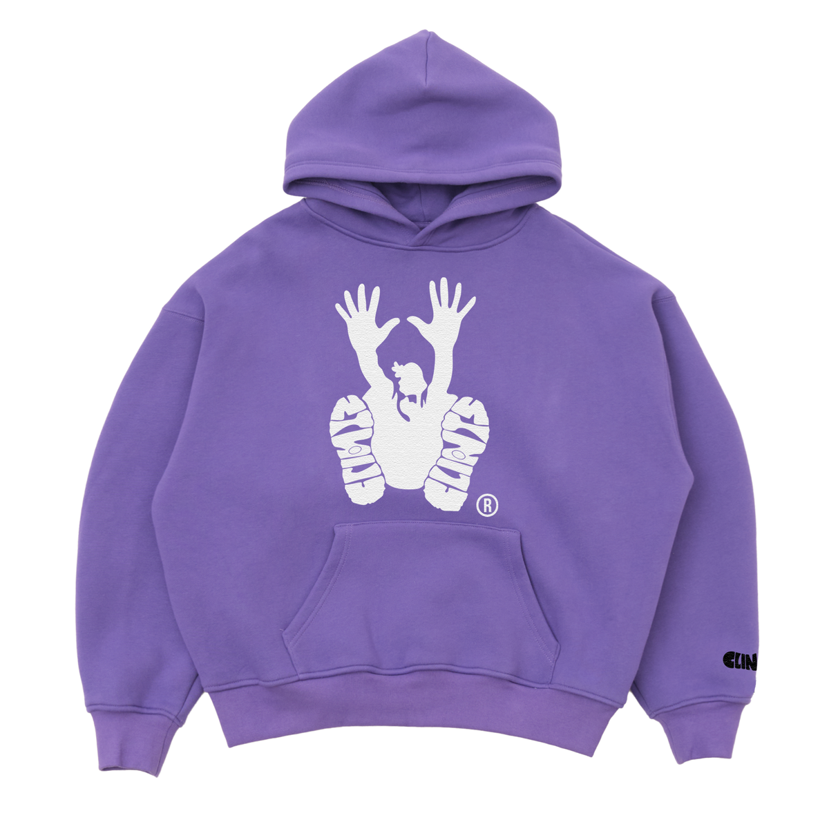 Stencil Hoodie - Purple