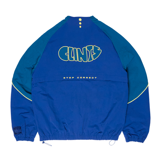 Rippled Nylon Jacket - Blue