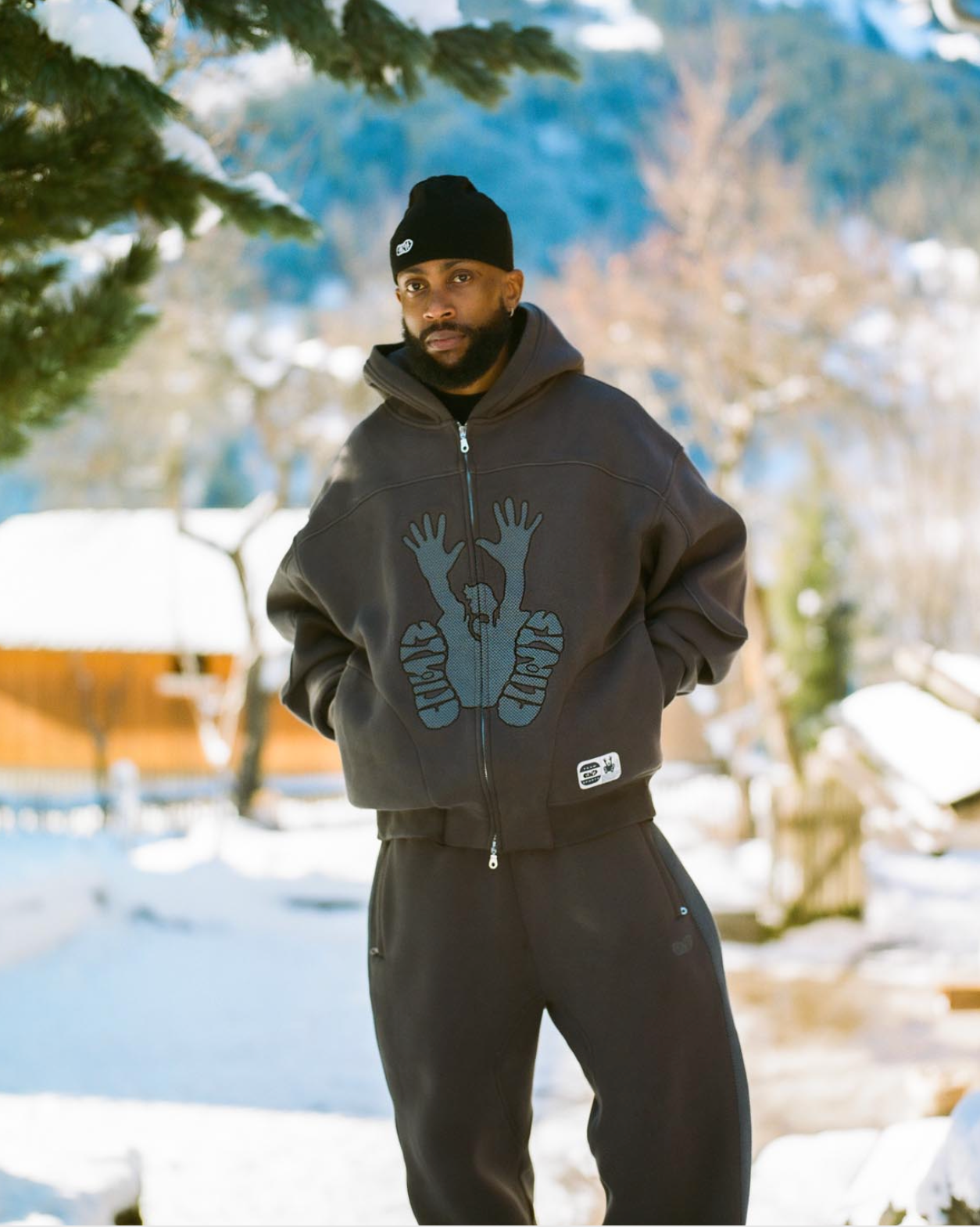 Contrast Pant - Smoke Grey