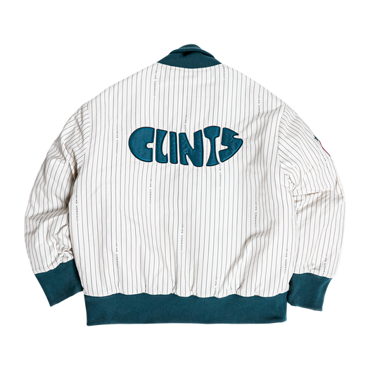 Baseball Varsity Jacket (Ivory)