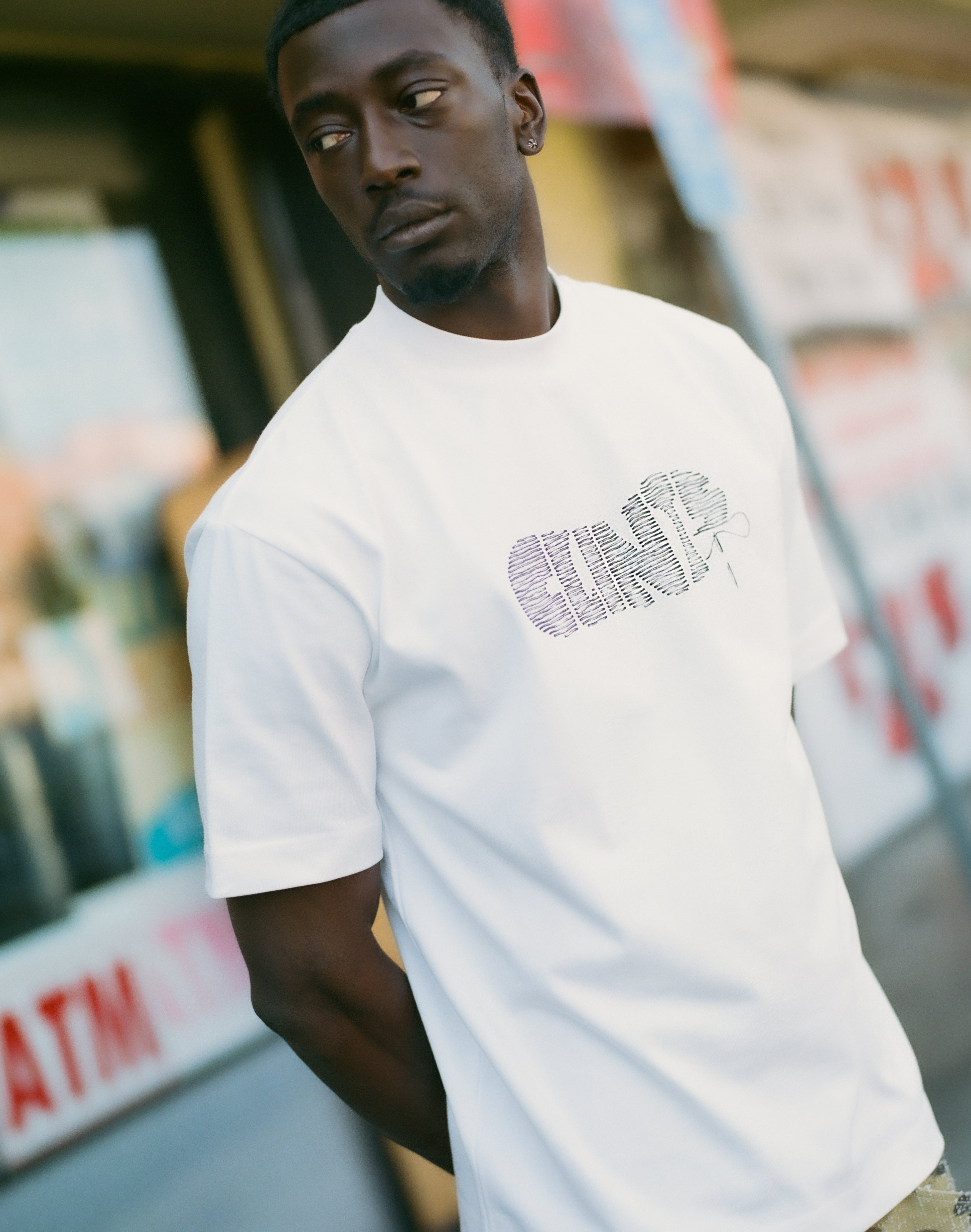 'Embroidery' - Heavyweight Tee