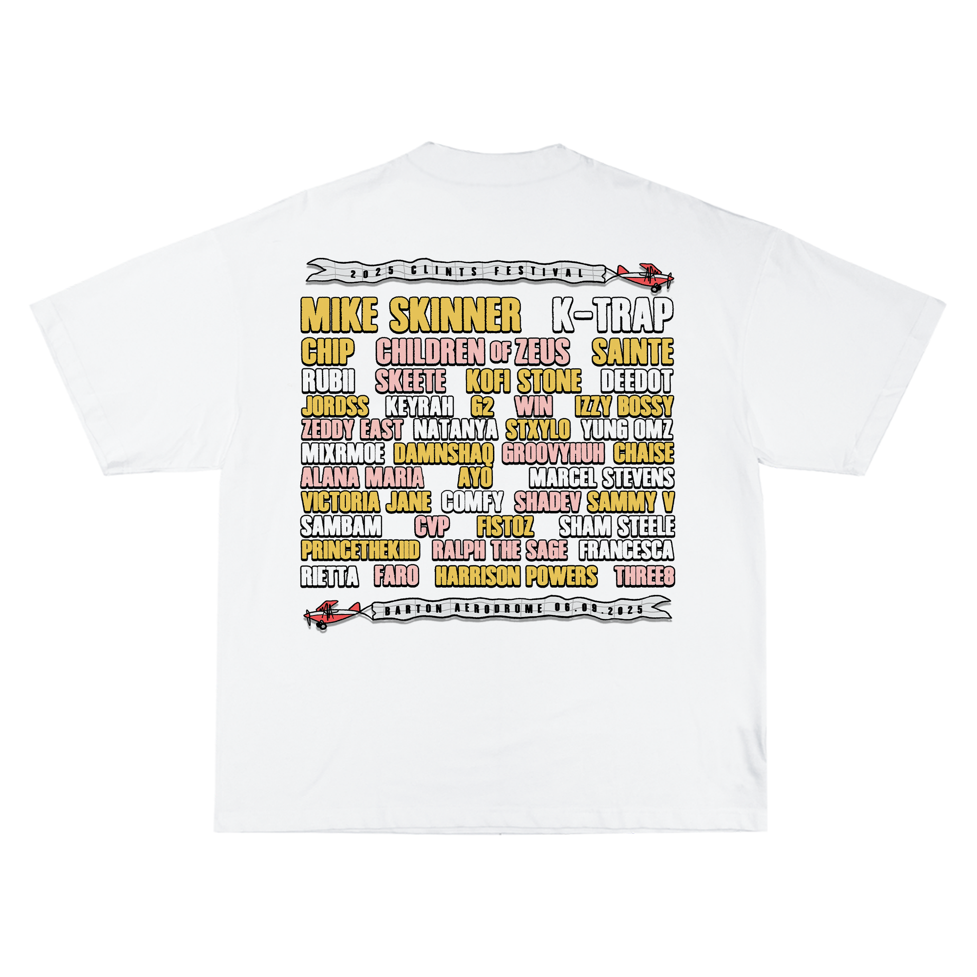 "Clints Fest Line Up" Tee