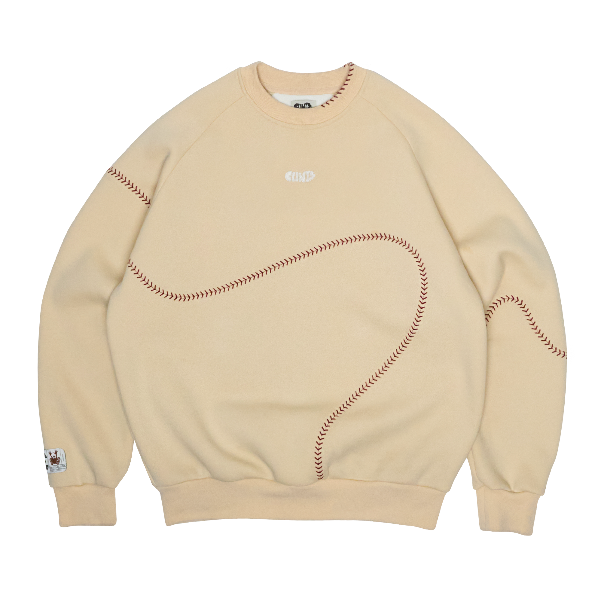 Baseball Sweatshirt - Beige
