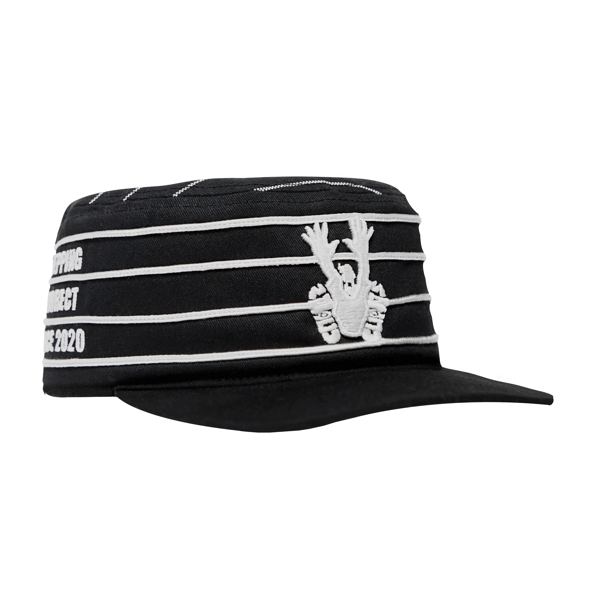 Stencil Baseball Cap - Black