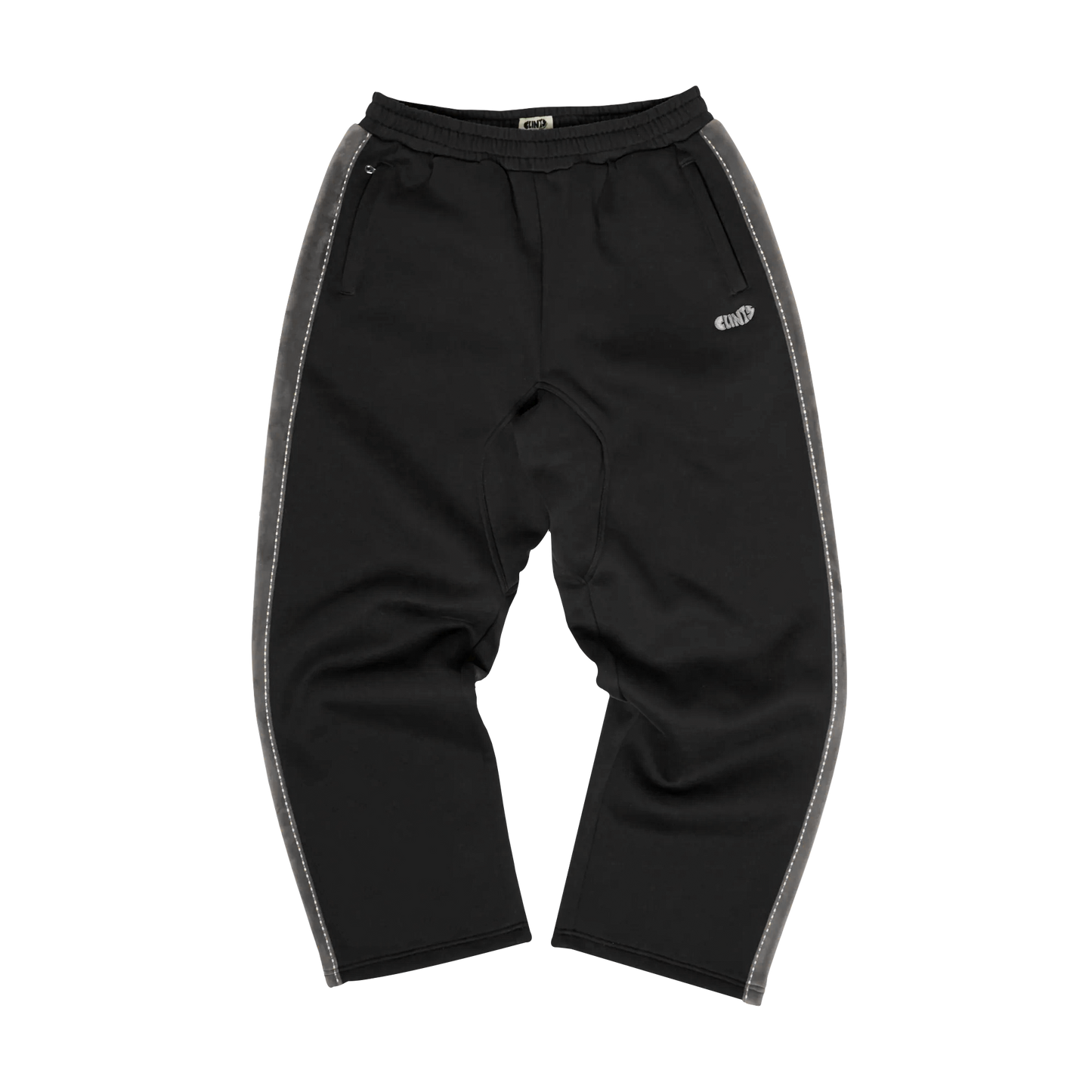 Fleece Panel Sweatpant - Black