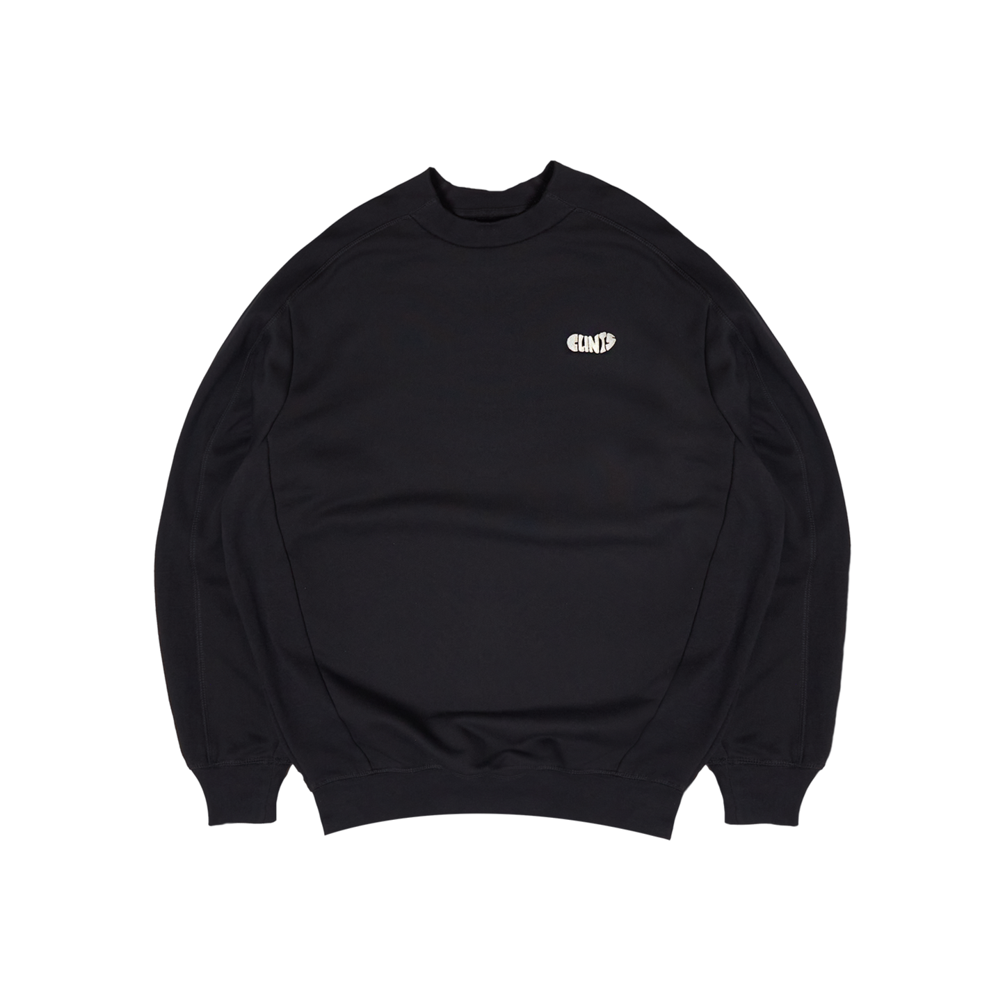 Ribbed Sweatshirt - Black