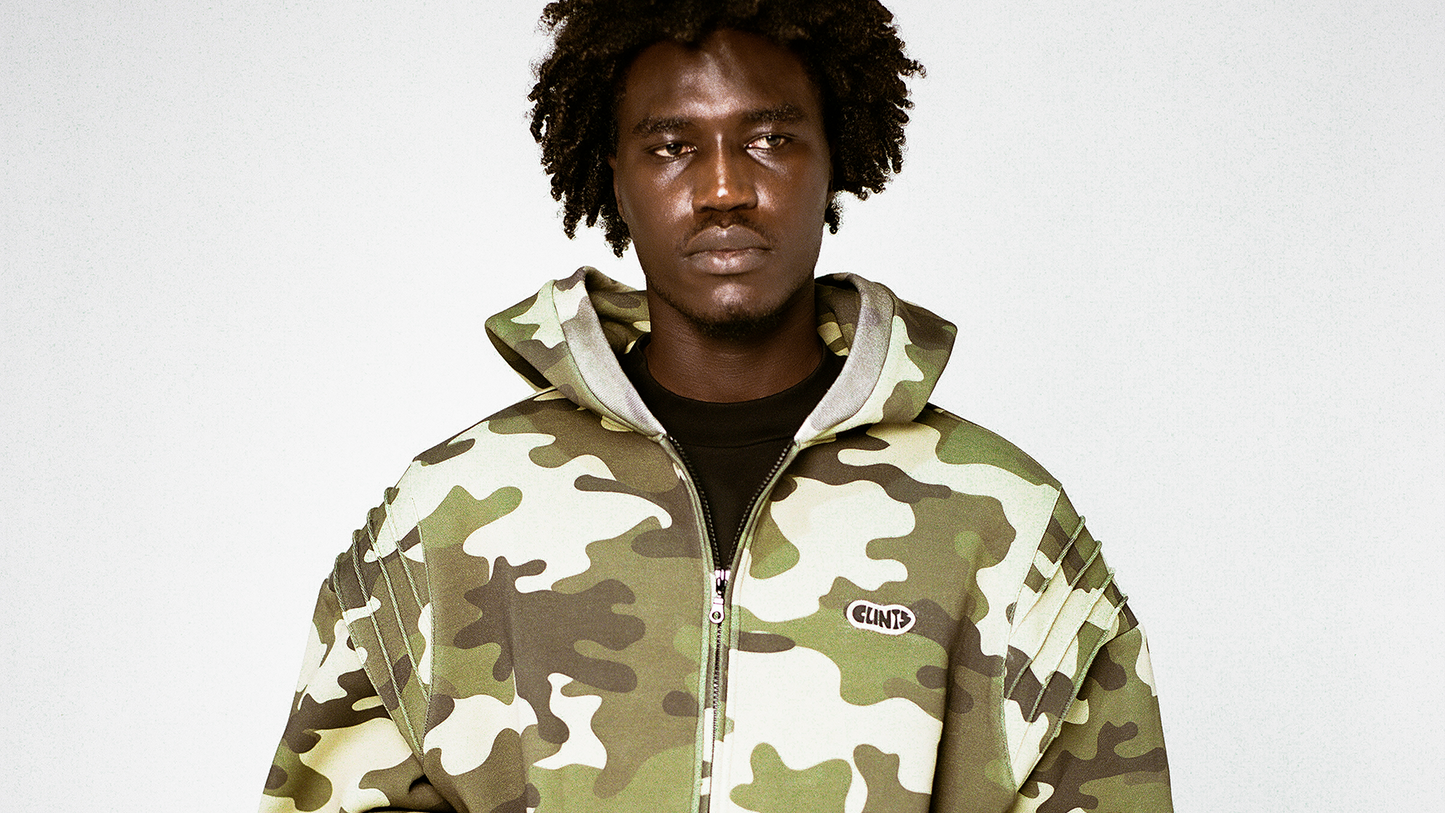 Pintuck Essential Sweatpants - Camo