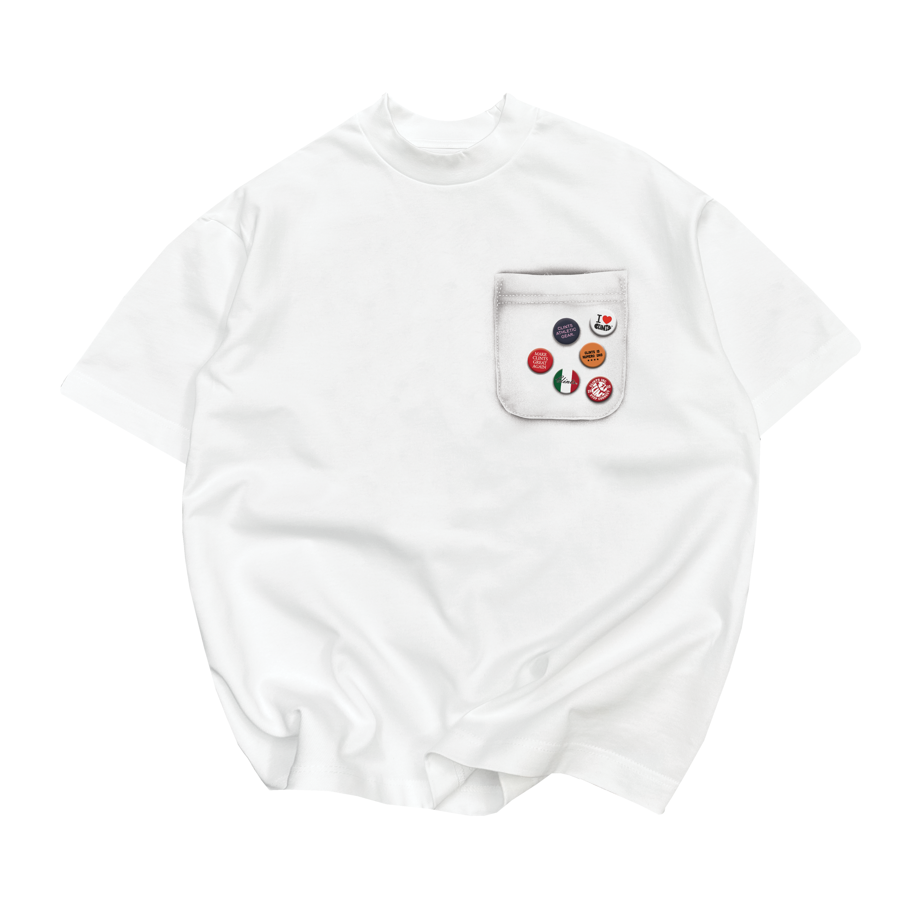 'Fake Pocket' - Heavyweight Tee