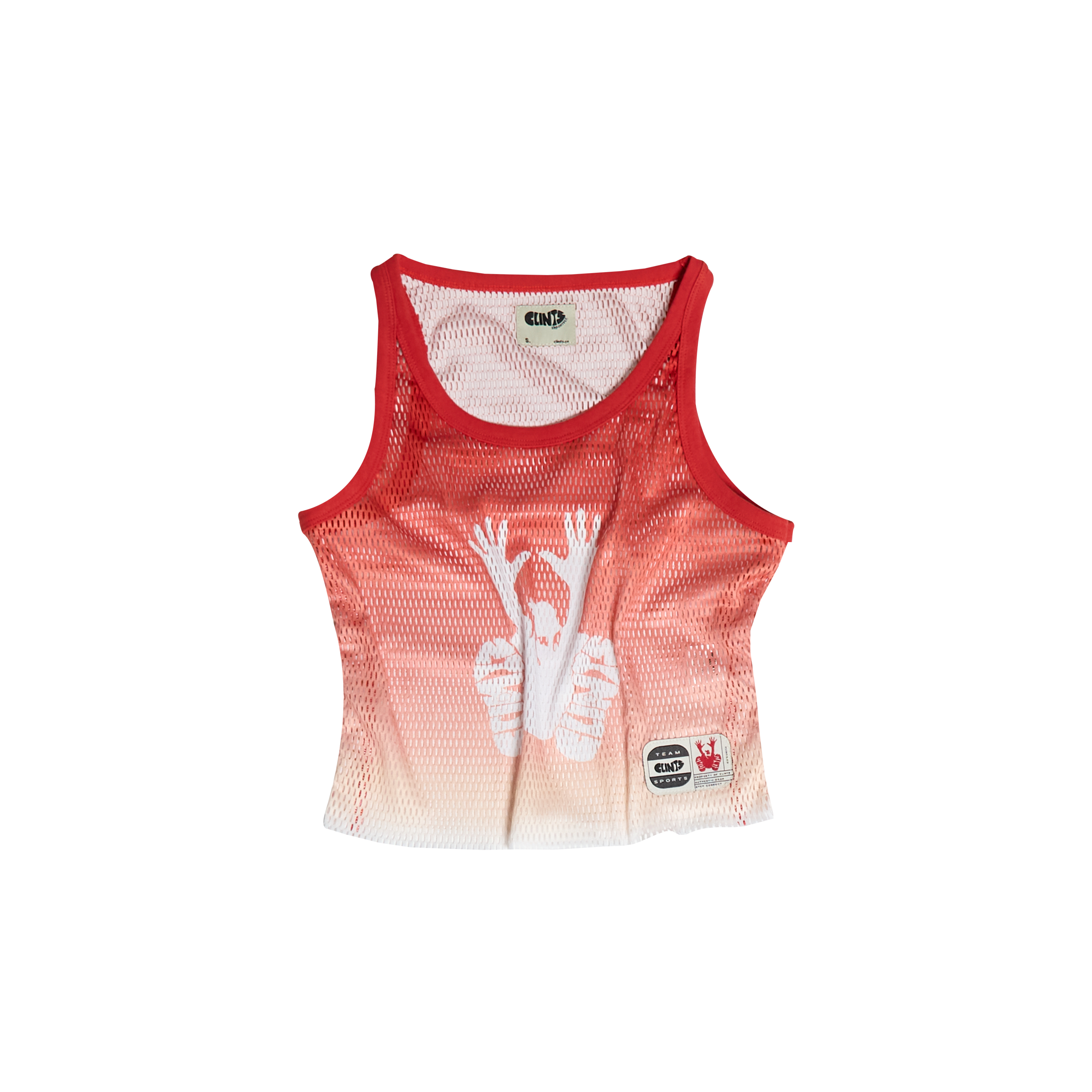 Gradient Tank Top - Red/White