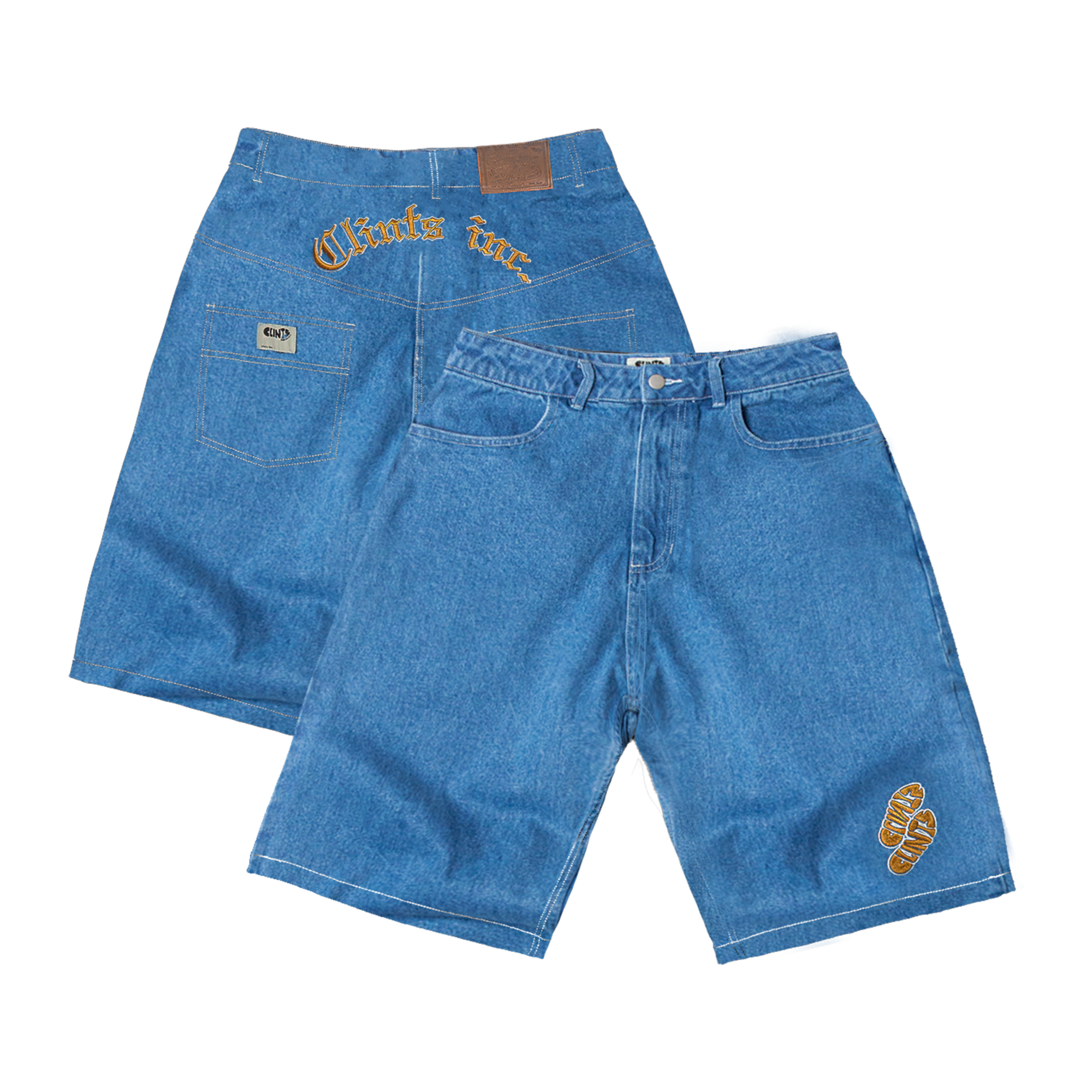Phat Denim Jorts - Blue