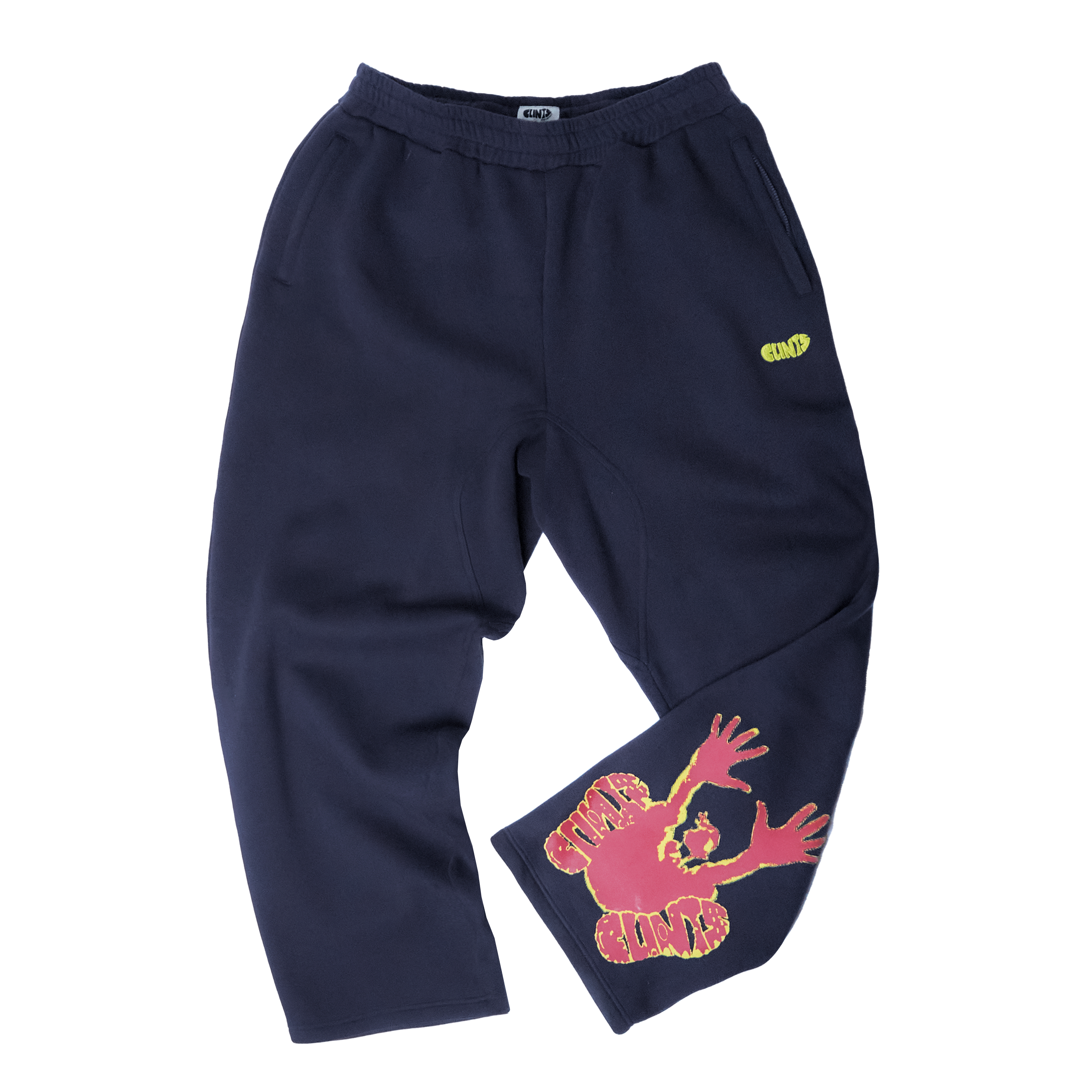 Stencil Sweatpants - Navy/Red