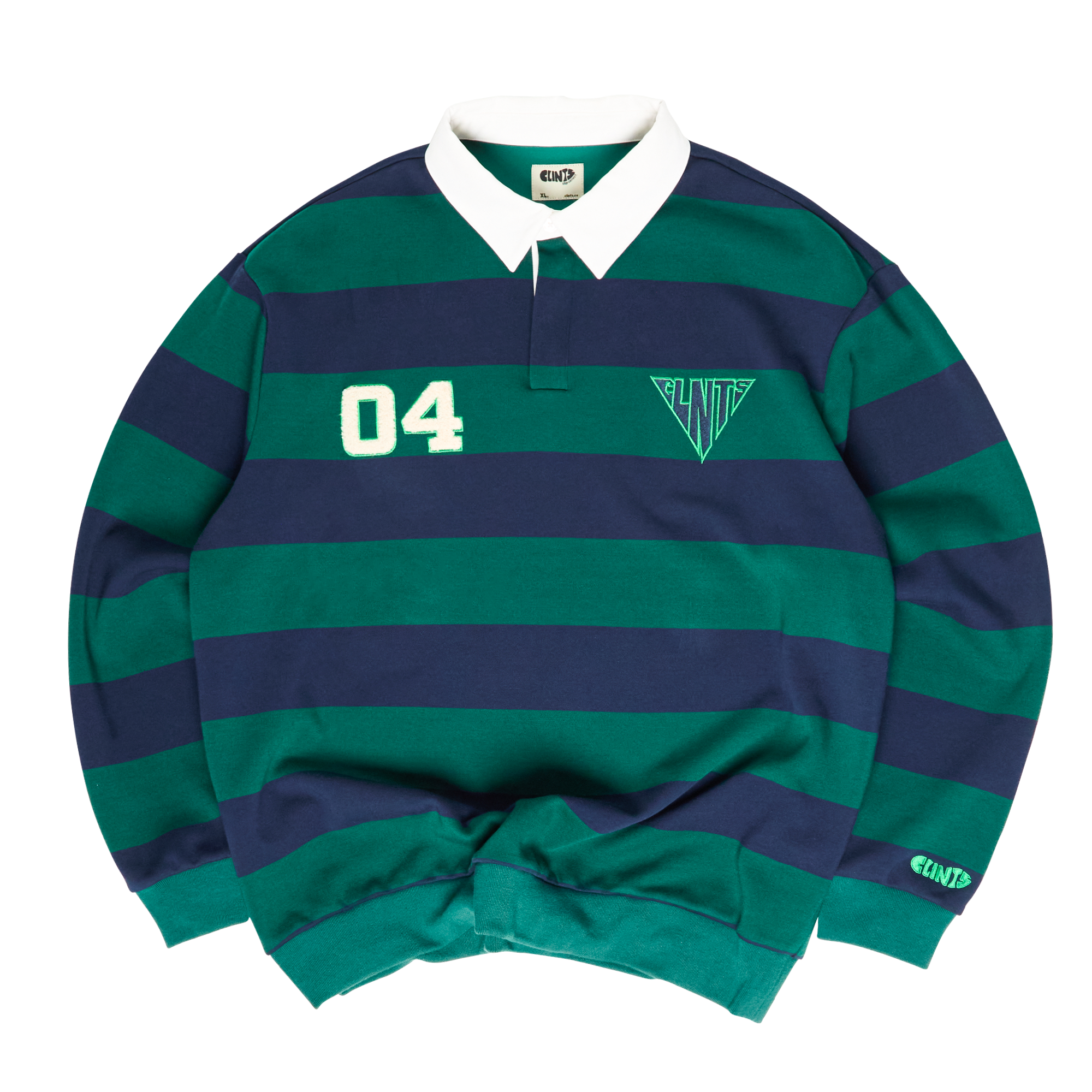 Rugby Polo - Green/Blue
