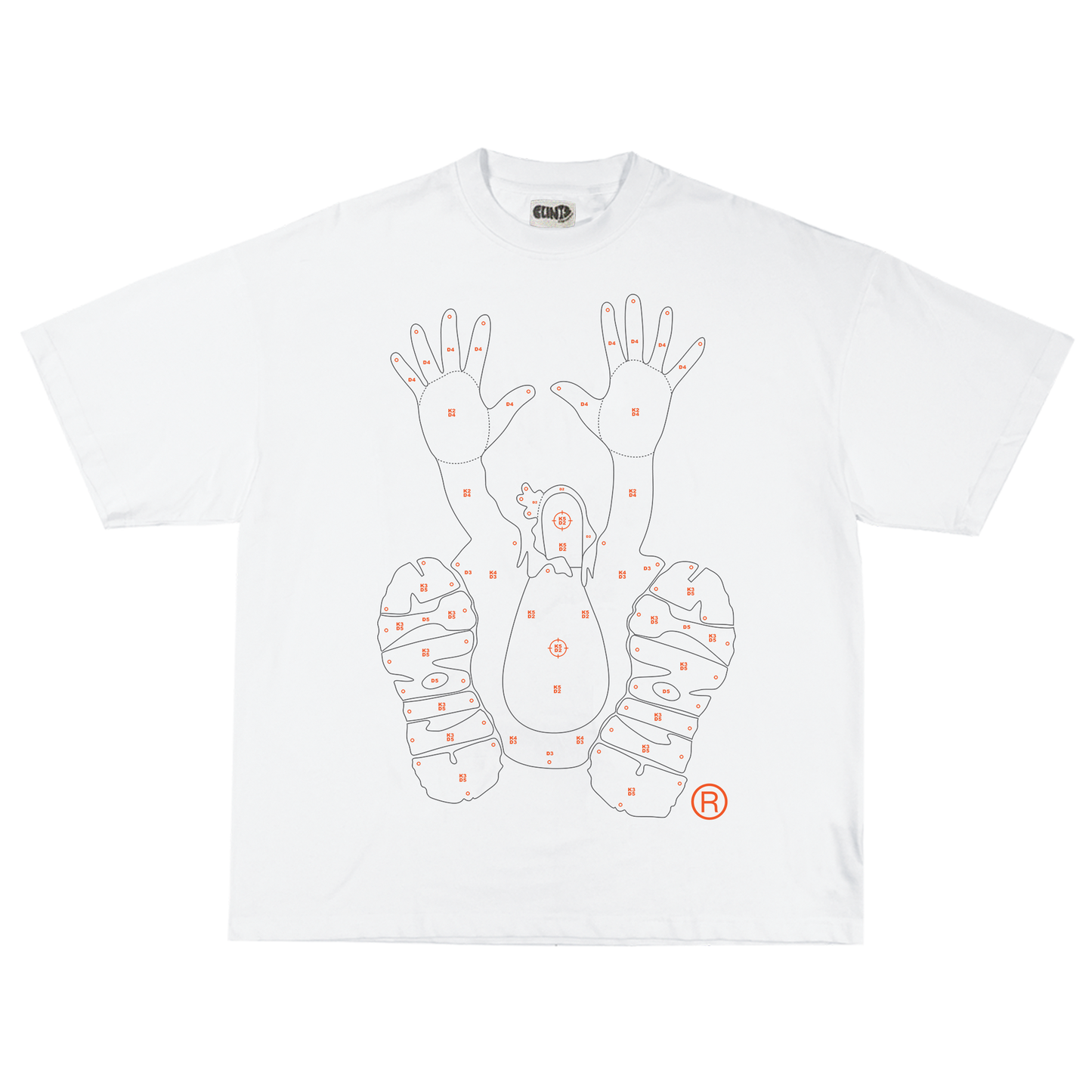 'Shooting Range' Tee - White
