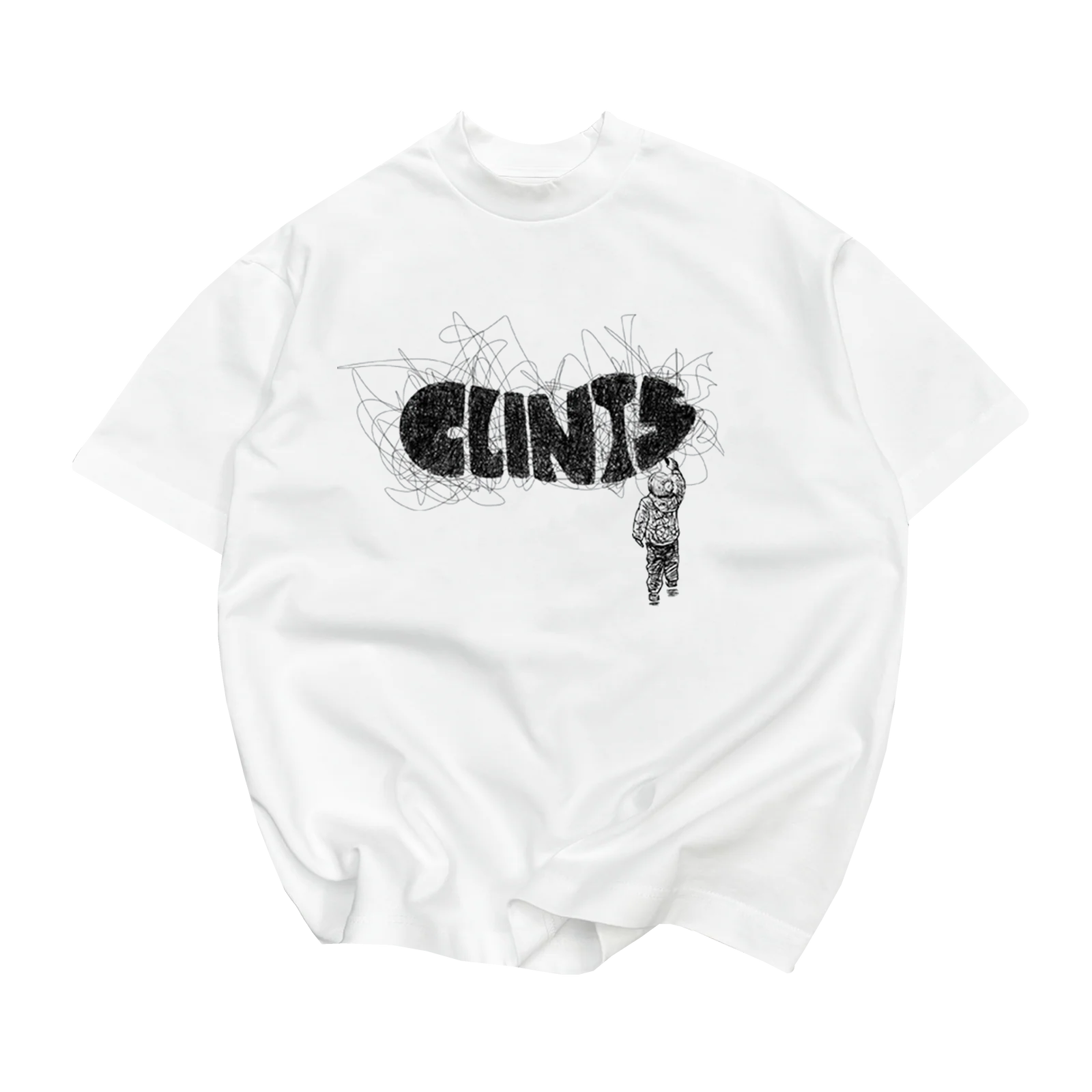 'Scribble' Tee - Heavyweight