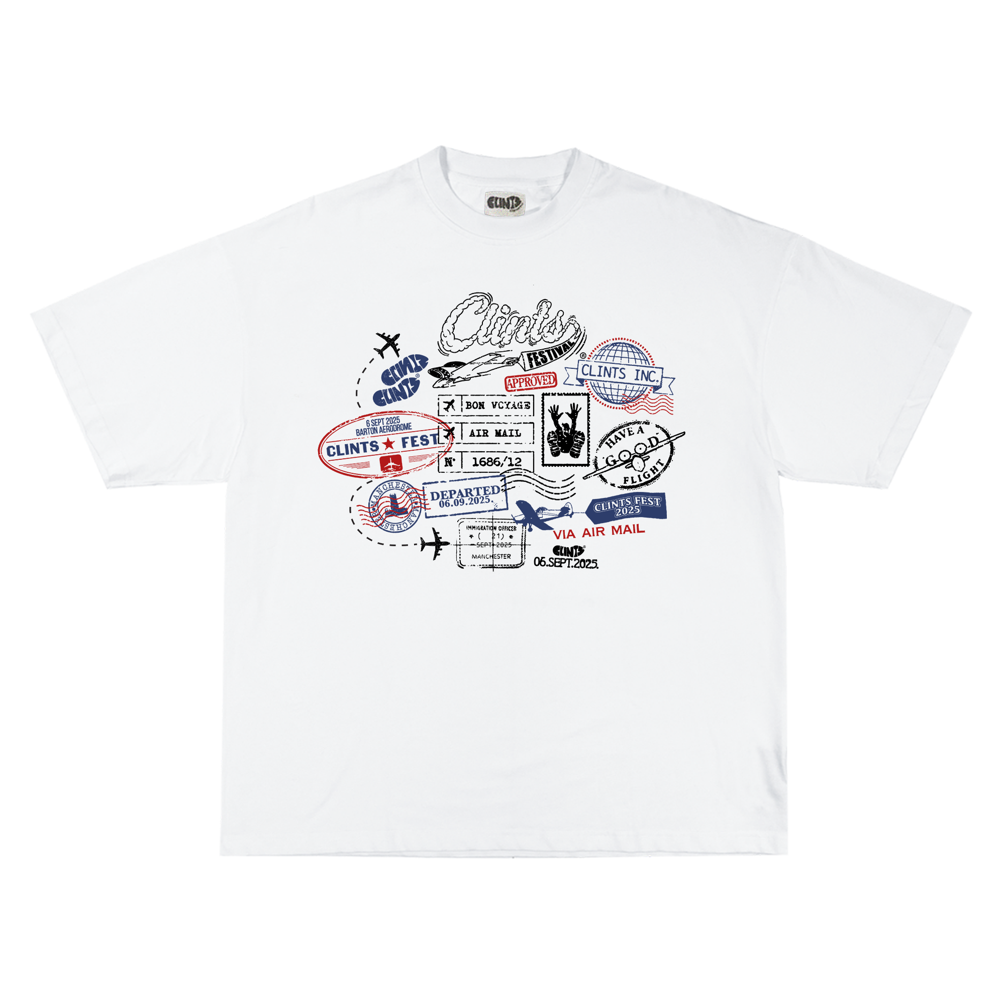 "Clints Fest Stamp" - Heavyweight Tee