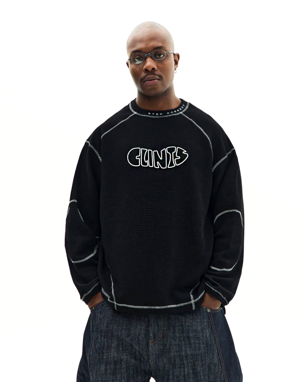 Classic Waffle Tee - Black