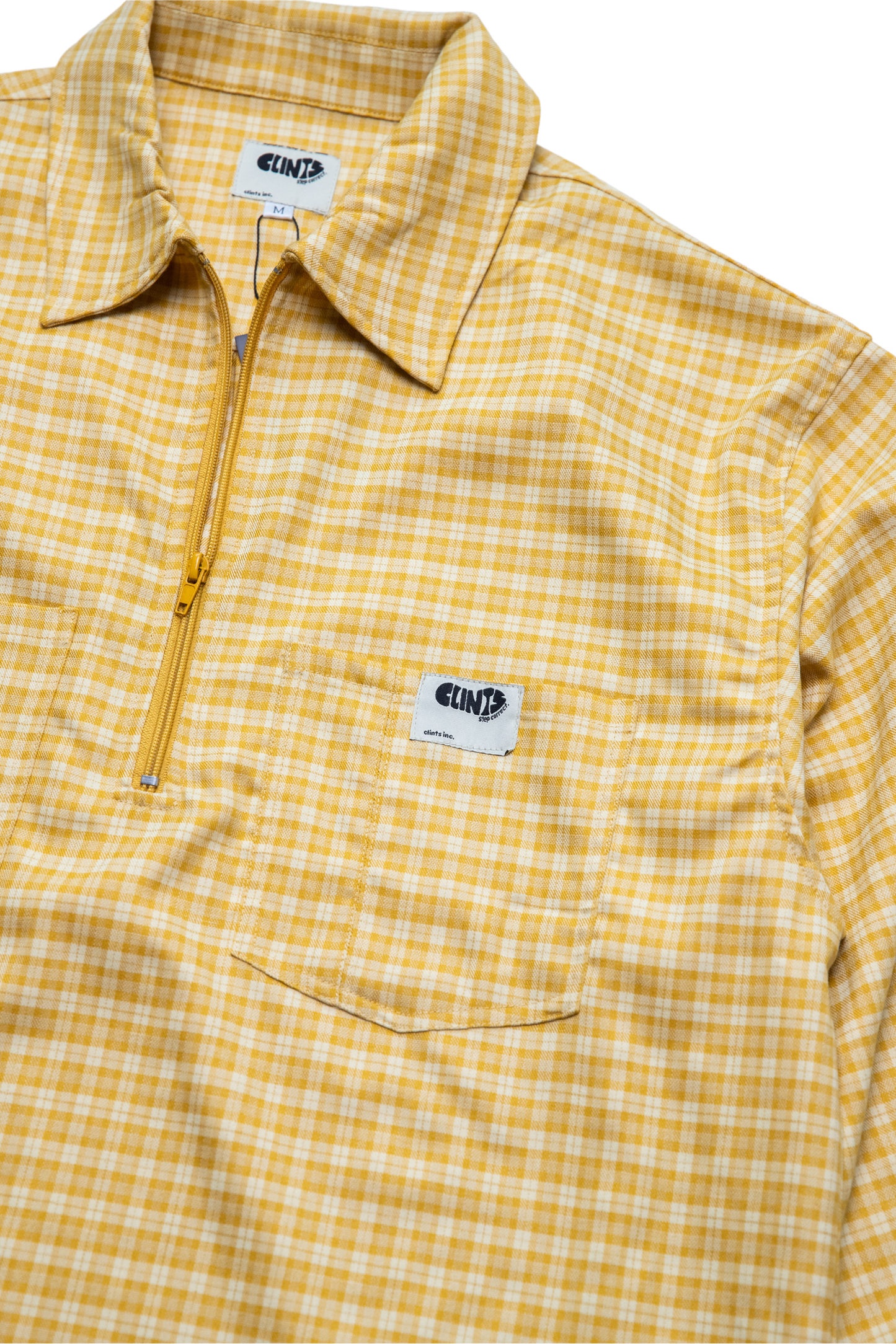 Chequered Shirt - Mustard