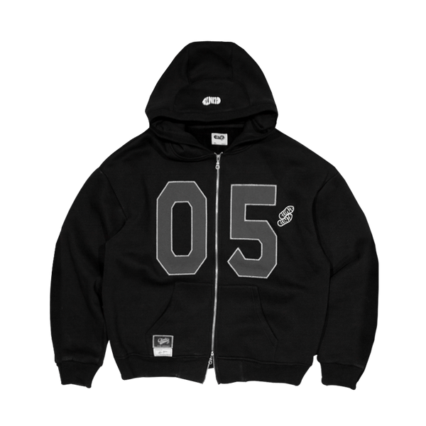 Anniversary Cotton Hoodie - Black/Grey