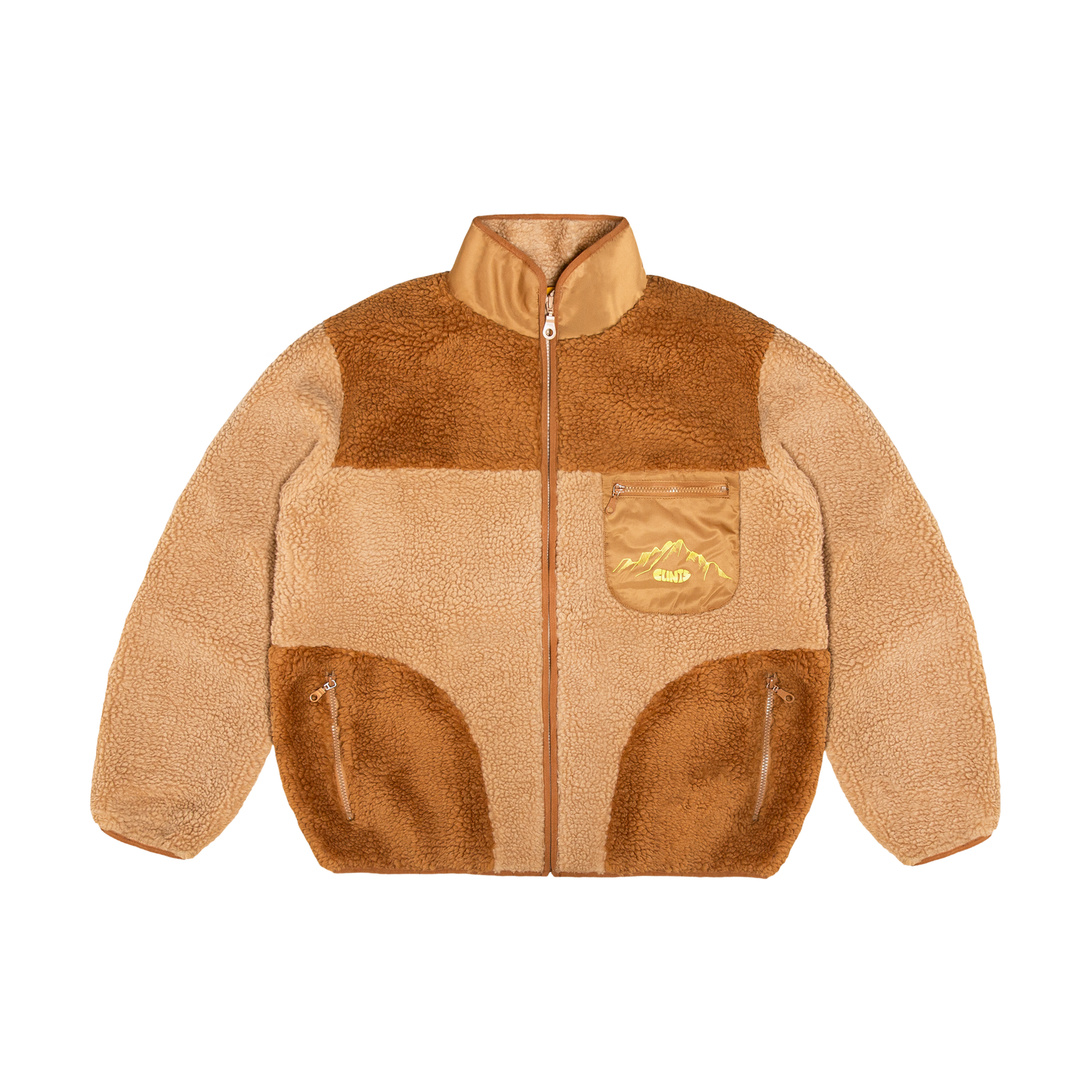 Sherpa Fleece - Brown/Beige